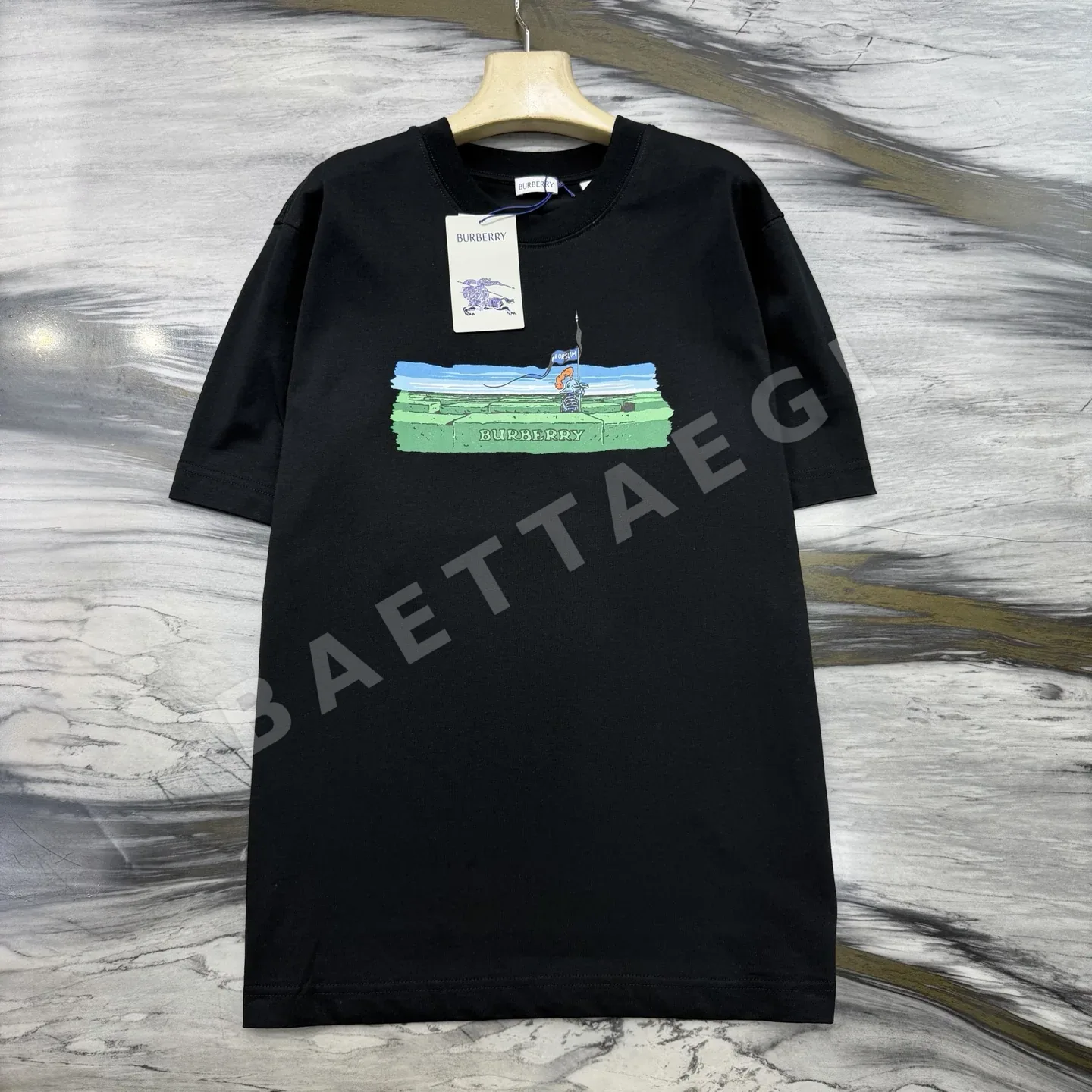 버버리 남성 반팔 티셔츠 상세 이미지 4