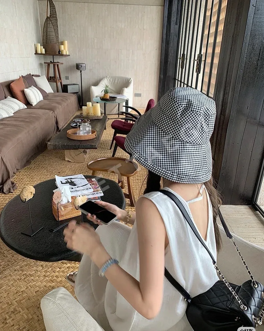 샤넬 린넨 코튼 어부 모자 상세 이미지 1