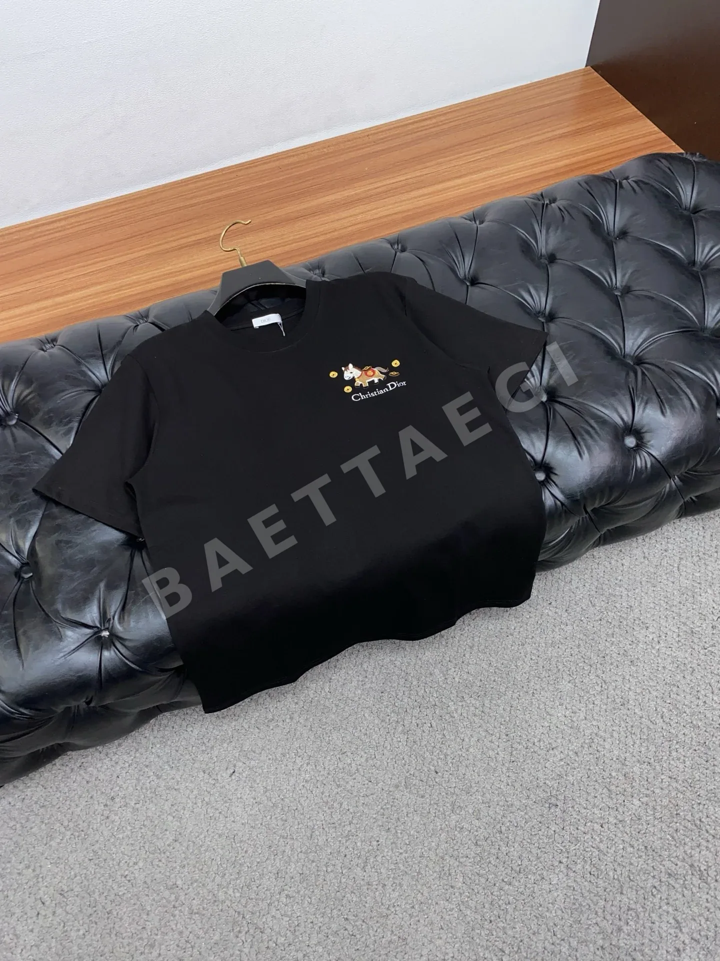 디올 크루넥 코튼 남성 반팔 티셔츠 상세 이미지 7