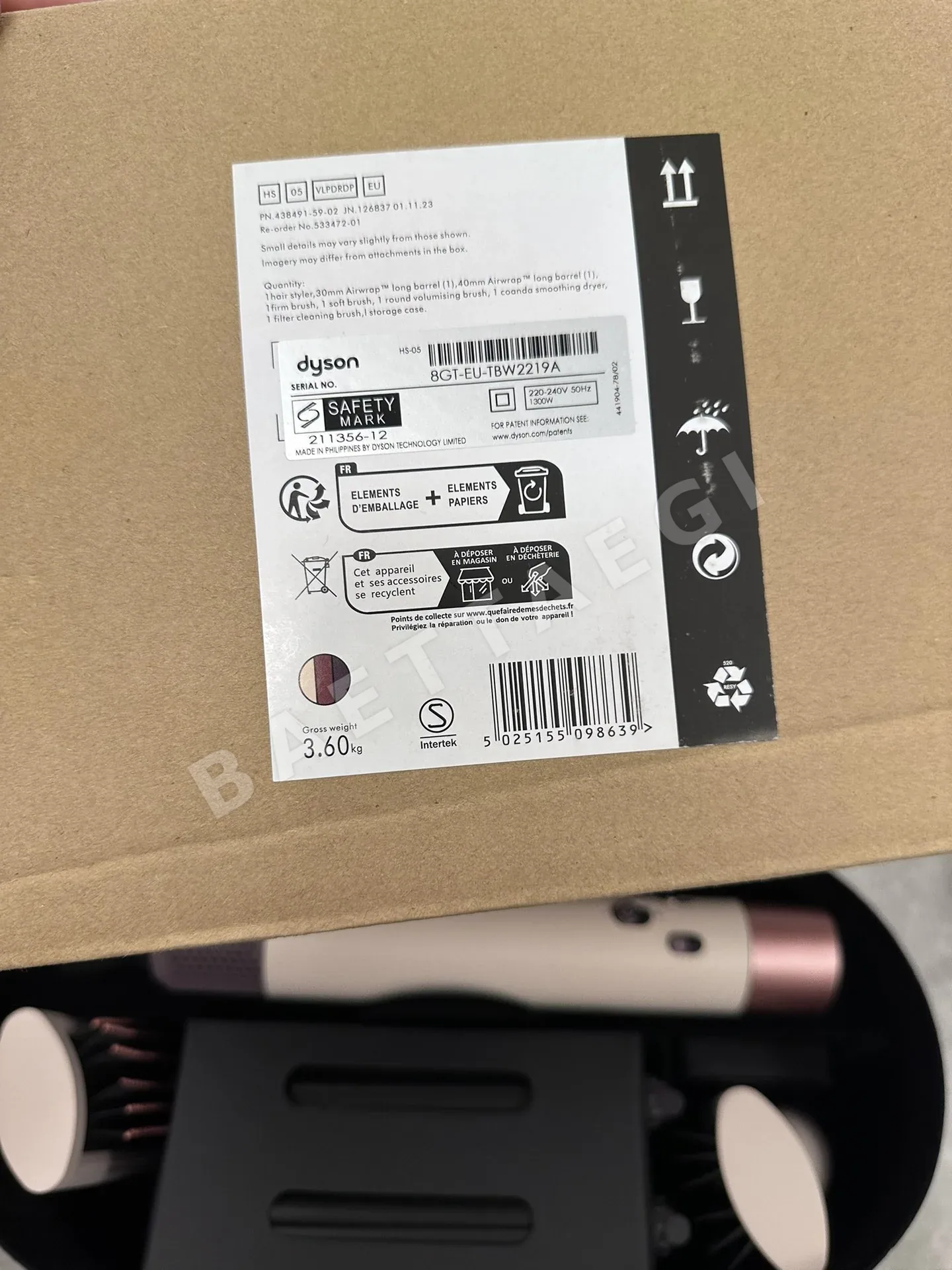 전자제품 명품 핑크 컬링 아이언 상세 이미지 2