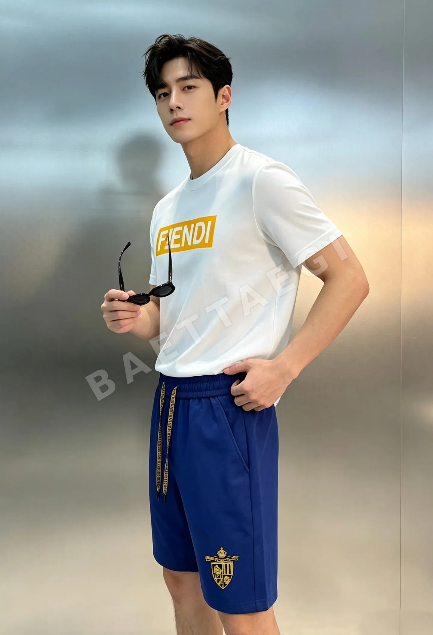 펜디 남성 반팔 티셔츠 상세 이미지 2
