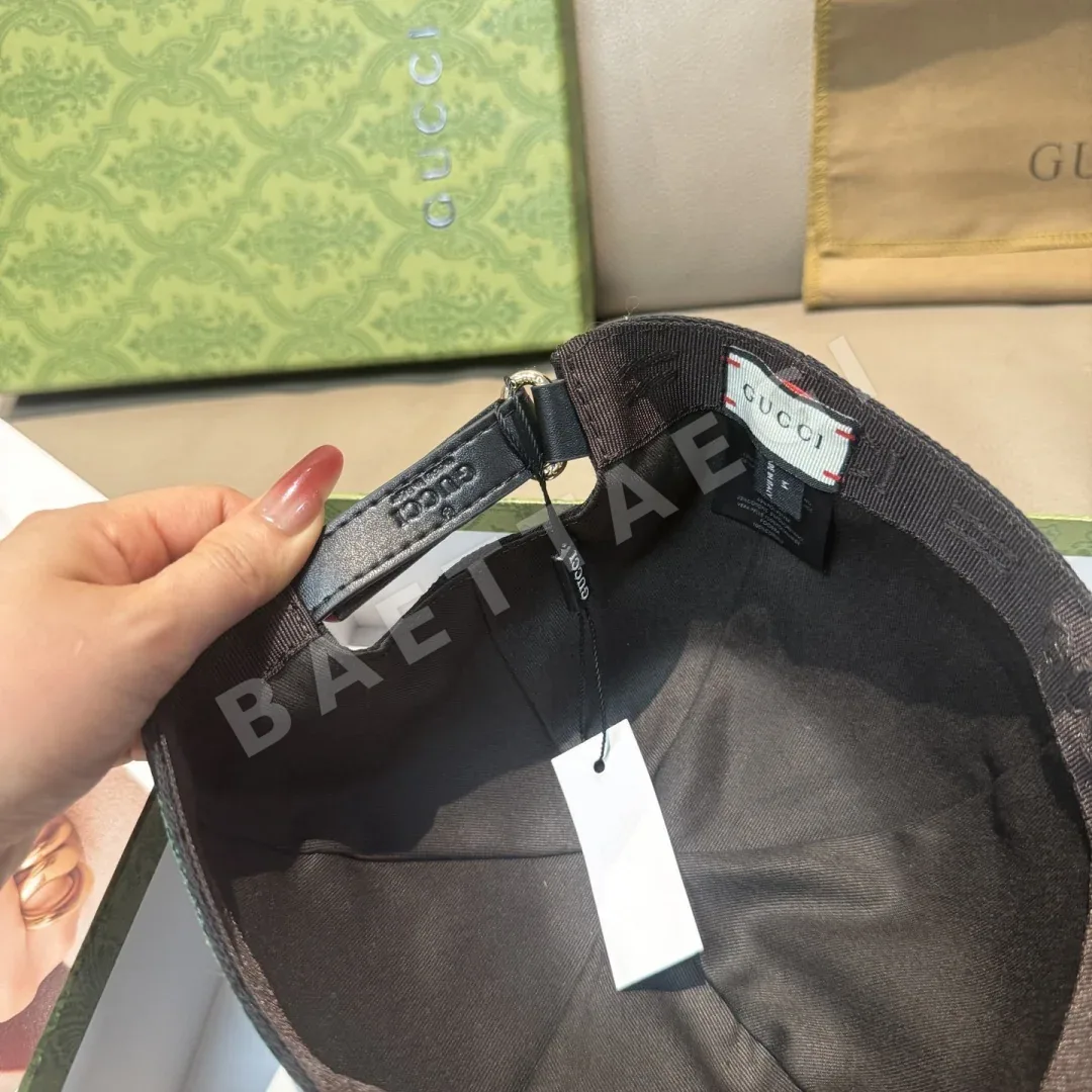 구찌 더블 G 웨빙 캔버스 야구모자 상세 이미지 8