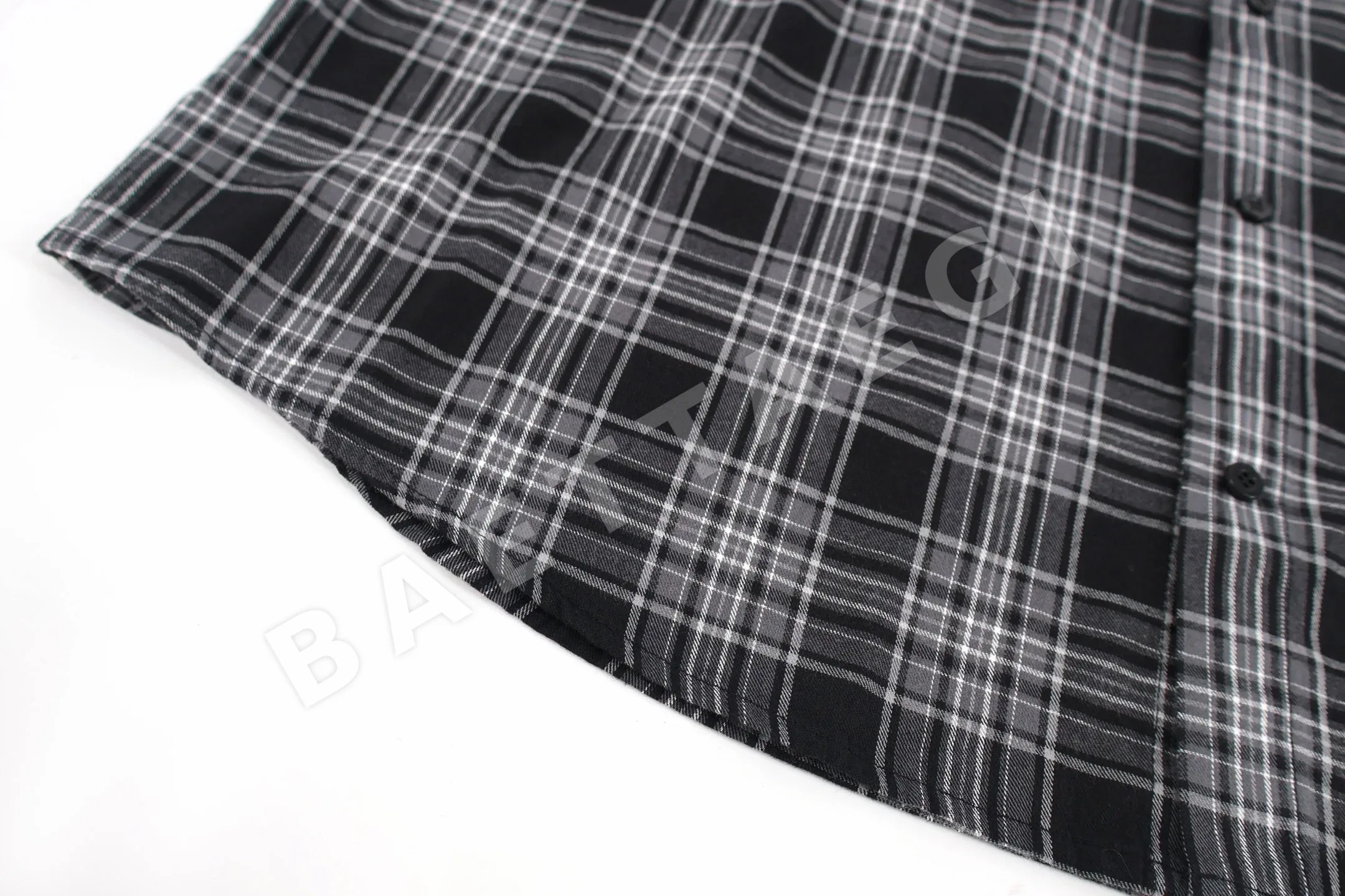 발렌시아가 체크 패치워크 후드 자켓 상세 이미지 8