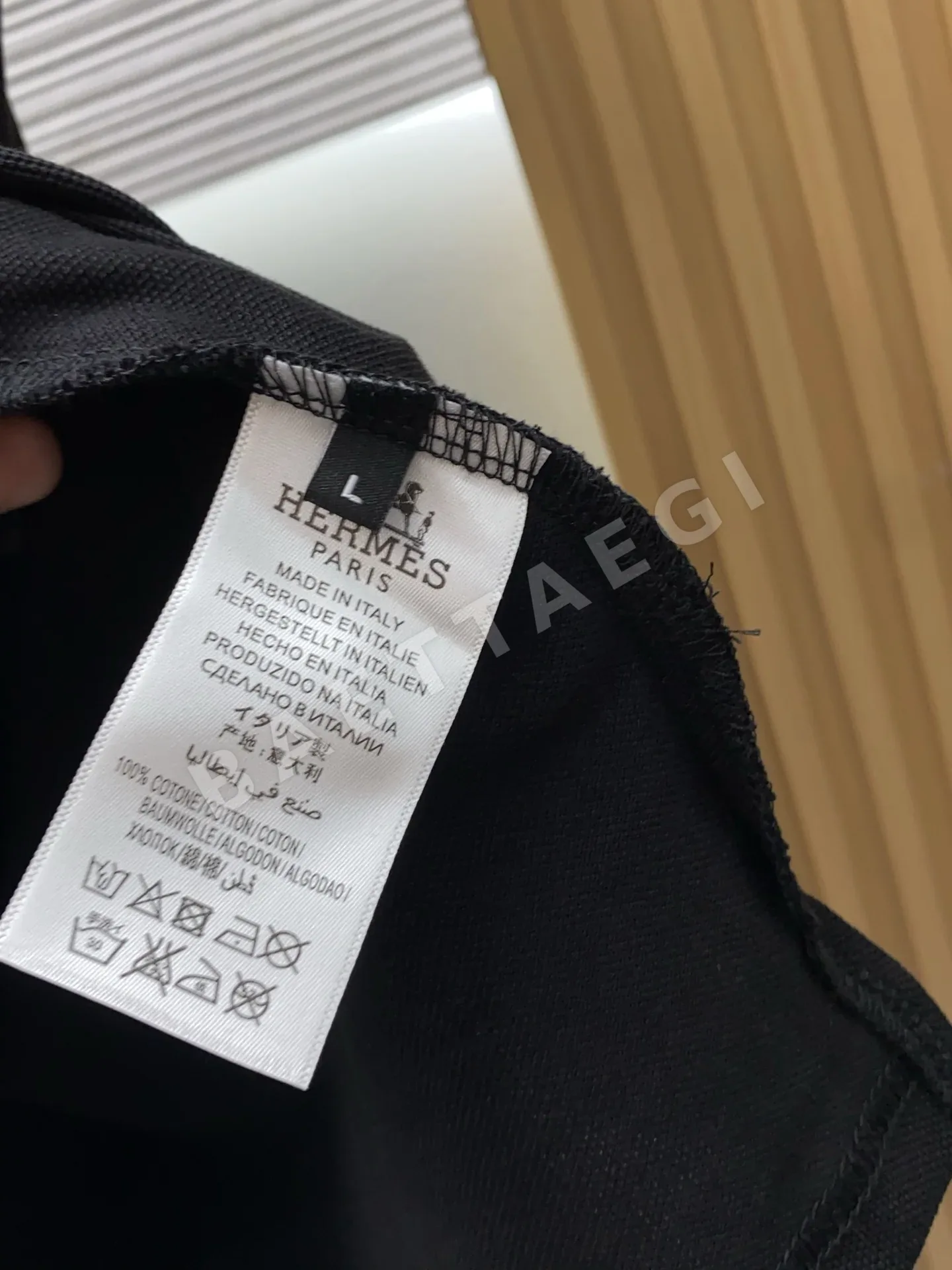 에르메스 시저 카라 반팔 폴로셔츠 상세 이미지 8