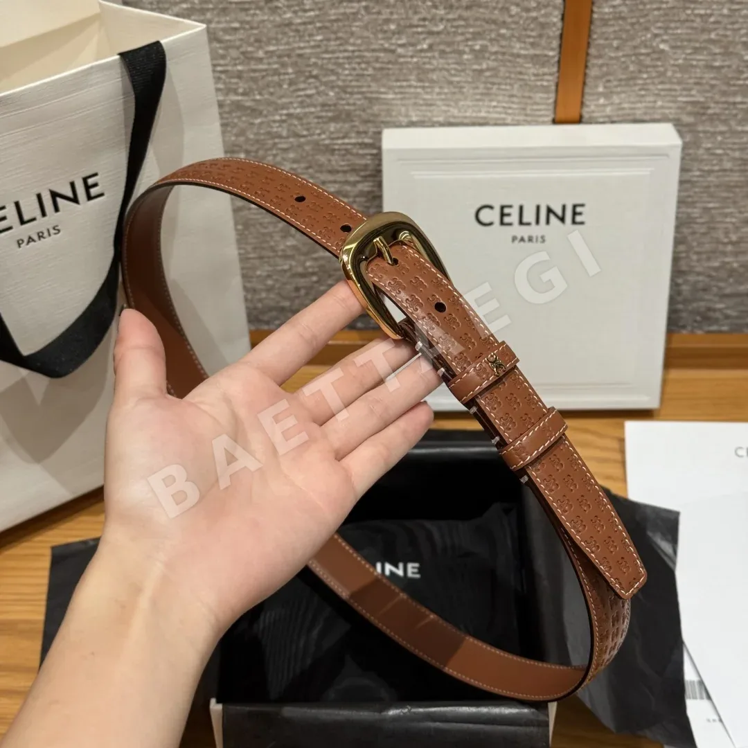 셀린느 카프스킨 여성용 벨트 상세 이미지 3