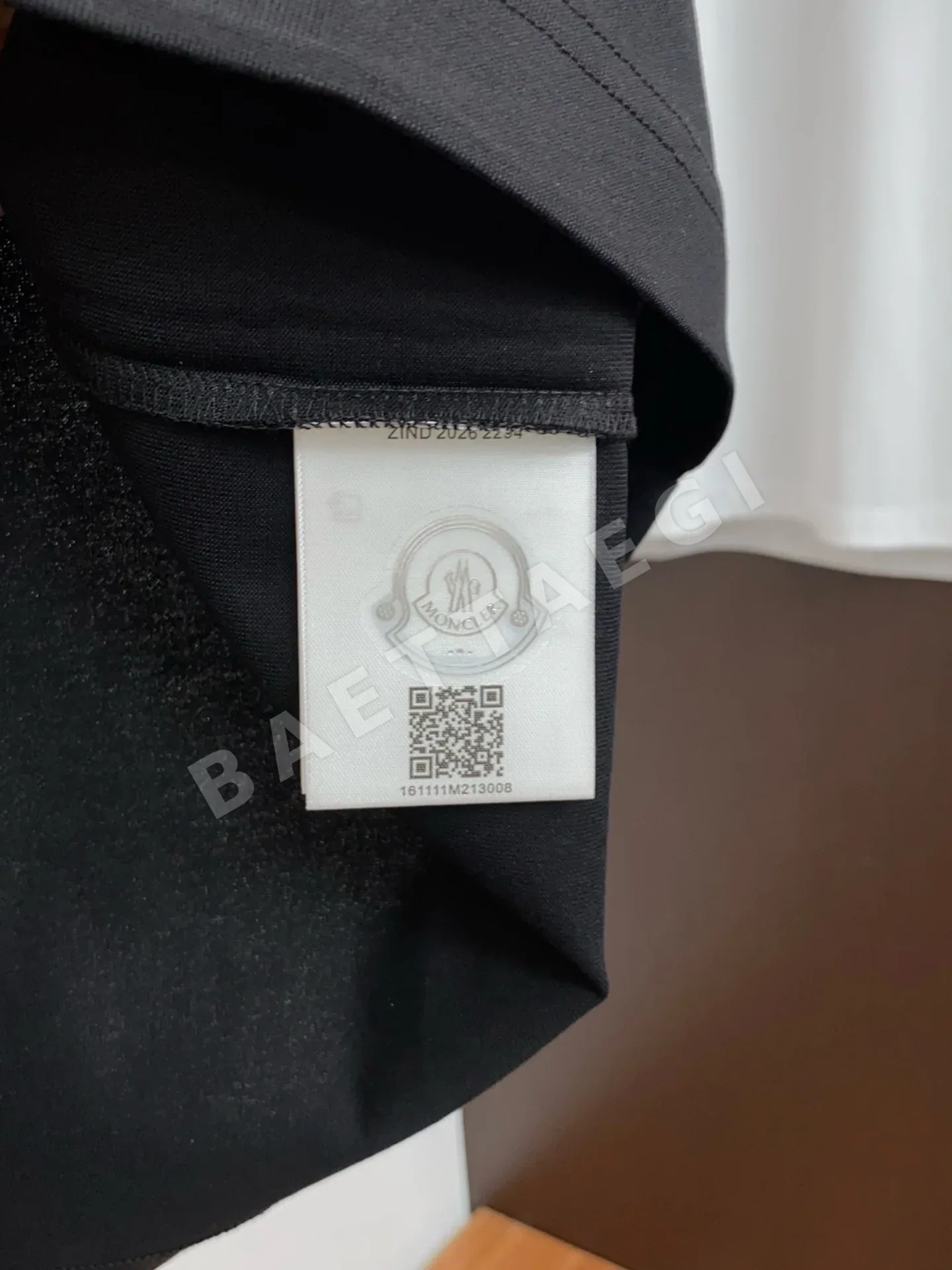 몽클레르 면 크루넥 반팔 티셔츠 남성용 P250 상세 이미지 6