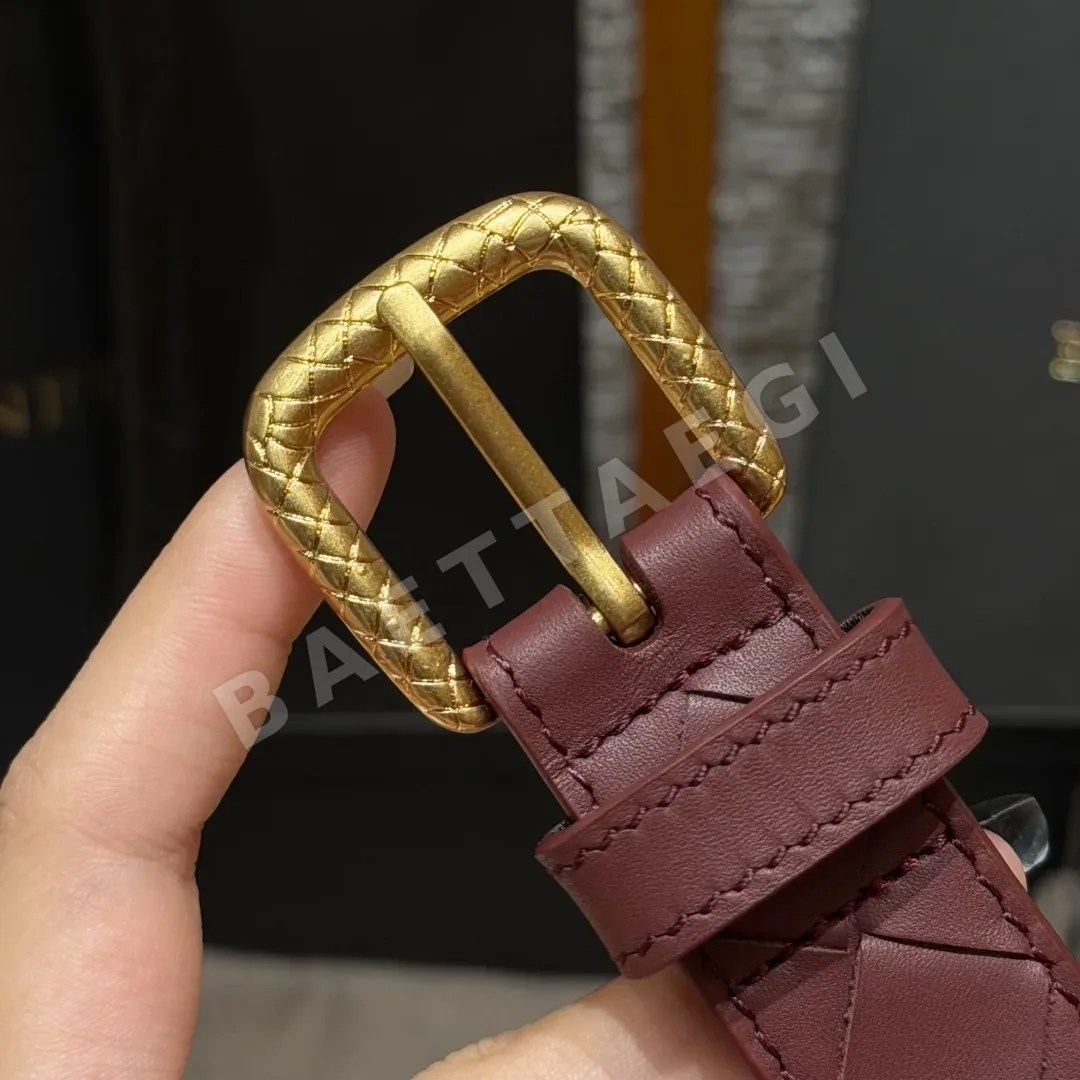 보테가베네타 인트레치아토 가죽 벨트 상세 이미지 3