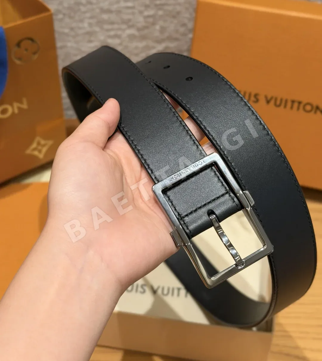 루이비통 LV 폰느프 35mm 편면 가죽 벨트 상세 이미지 7