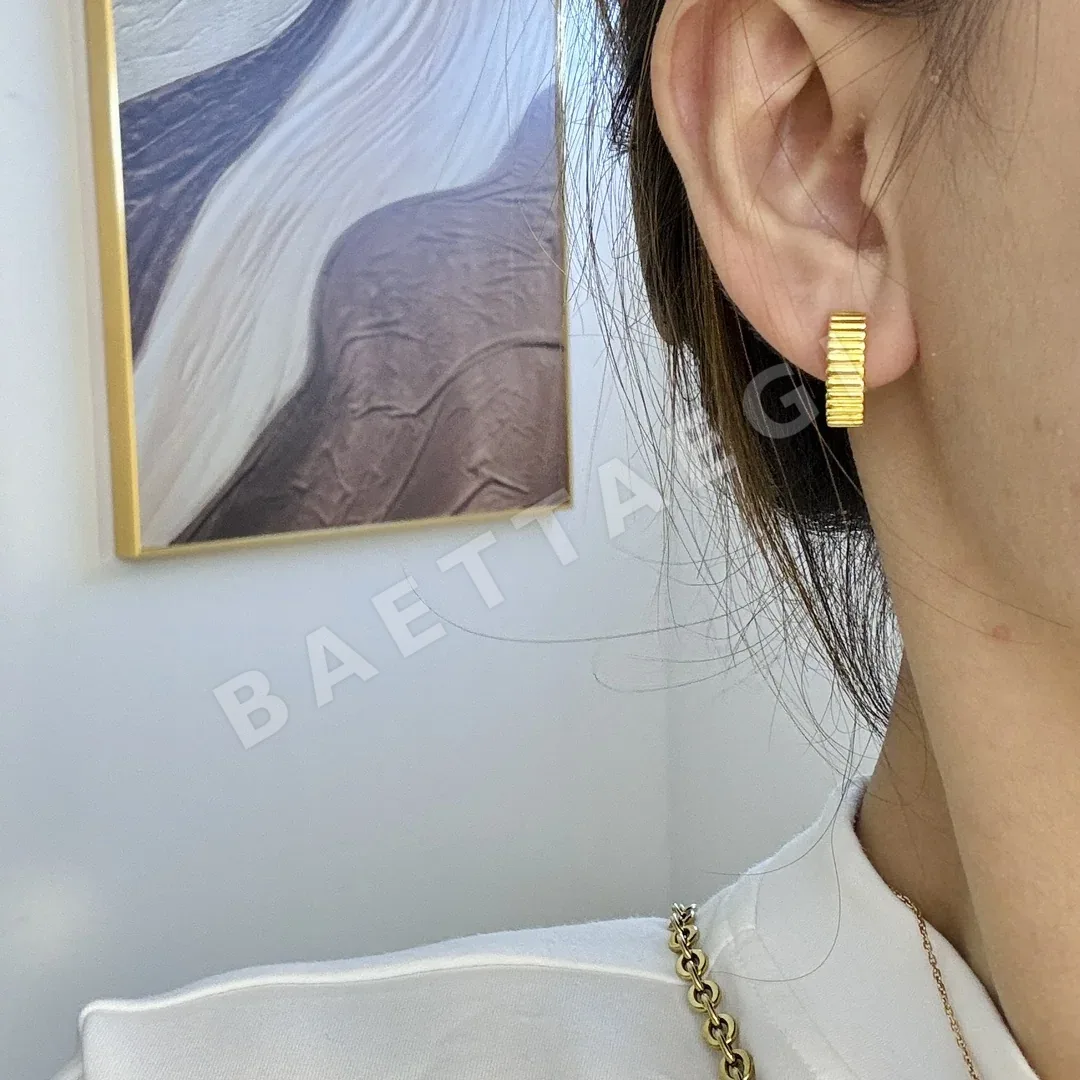 부쉐론 18K 금도금 다이아몬드 귀걸이 상세 이미지 3