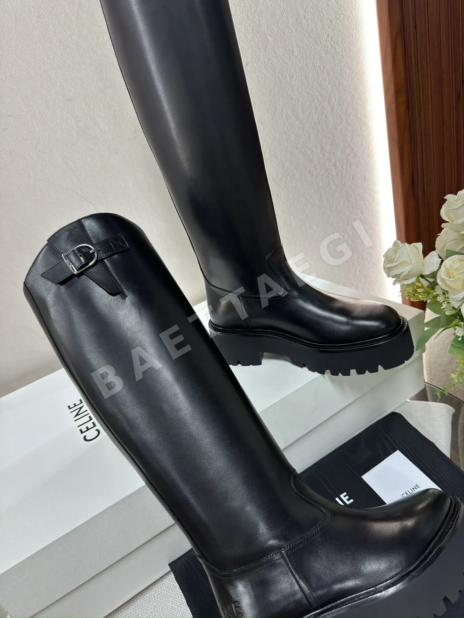 셀린느 하이탑 라이딩 부츠 상세 이미지 4
