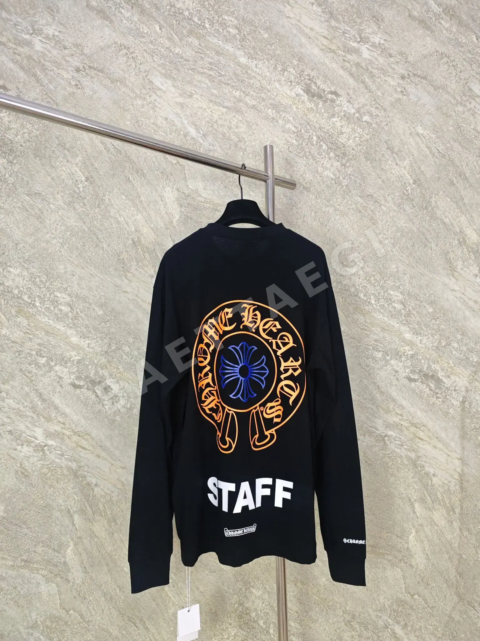 크롬하츠 남성 STAFF 한정 긴팔 티셔츠 상세 이미지 2