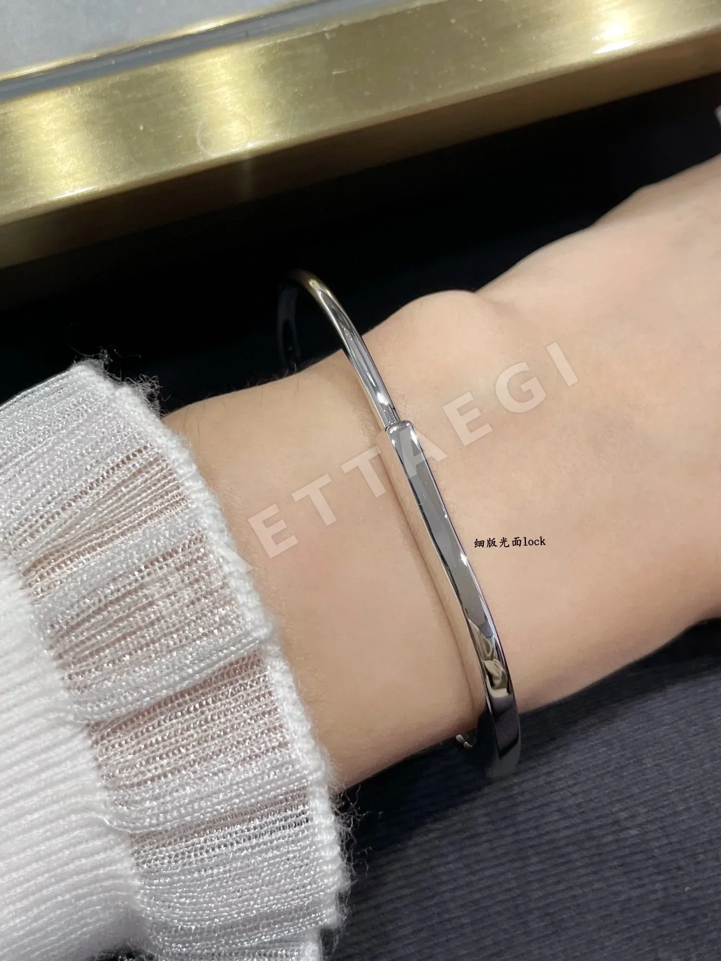티파니 LOCK 슬림핏 팔찌 70903
