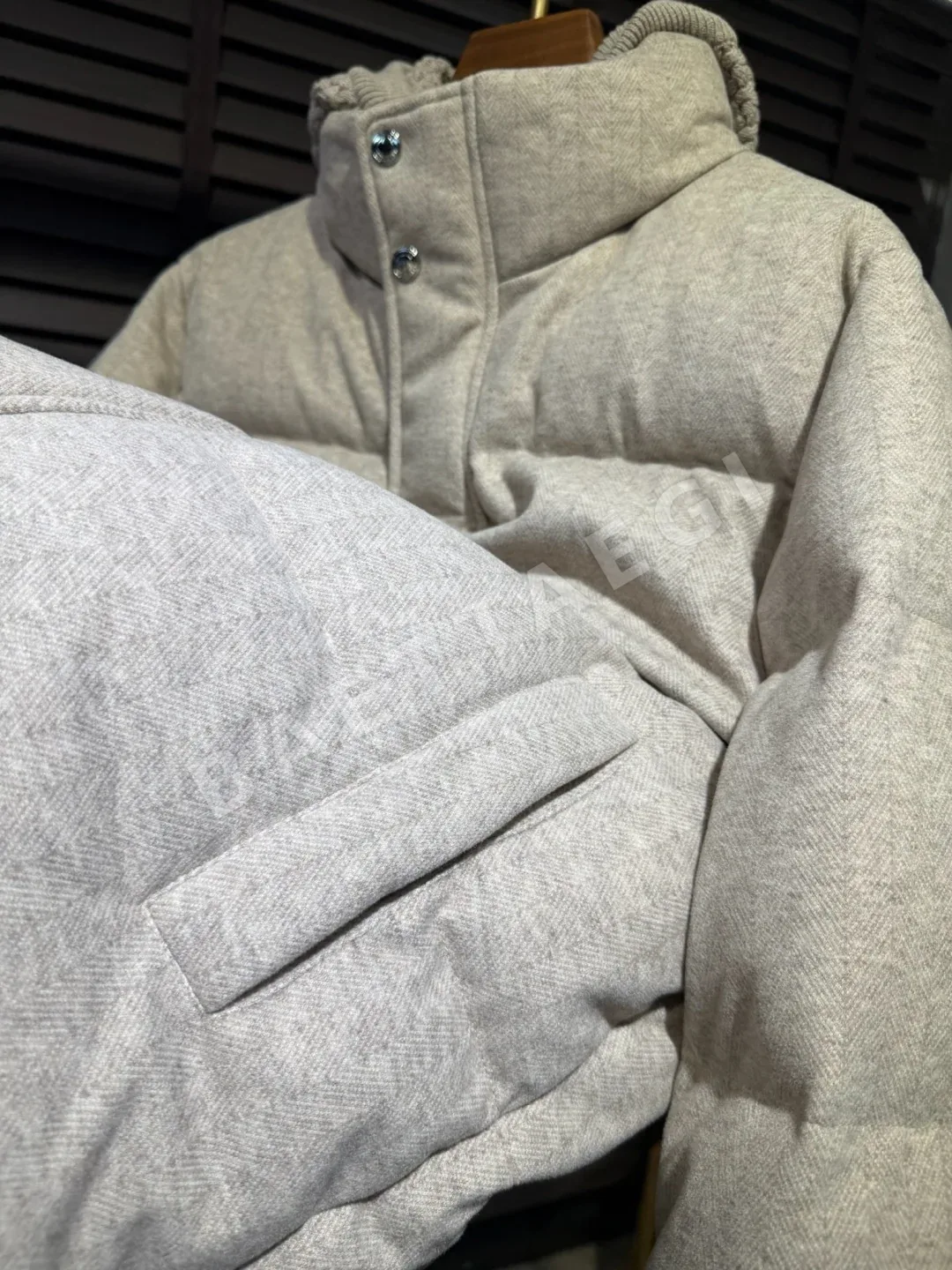 벨루티 캐시미어 울 구스다운 패딩 점퍼 상세 이미지 7