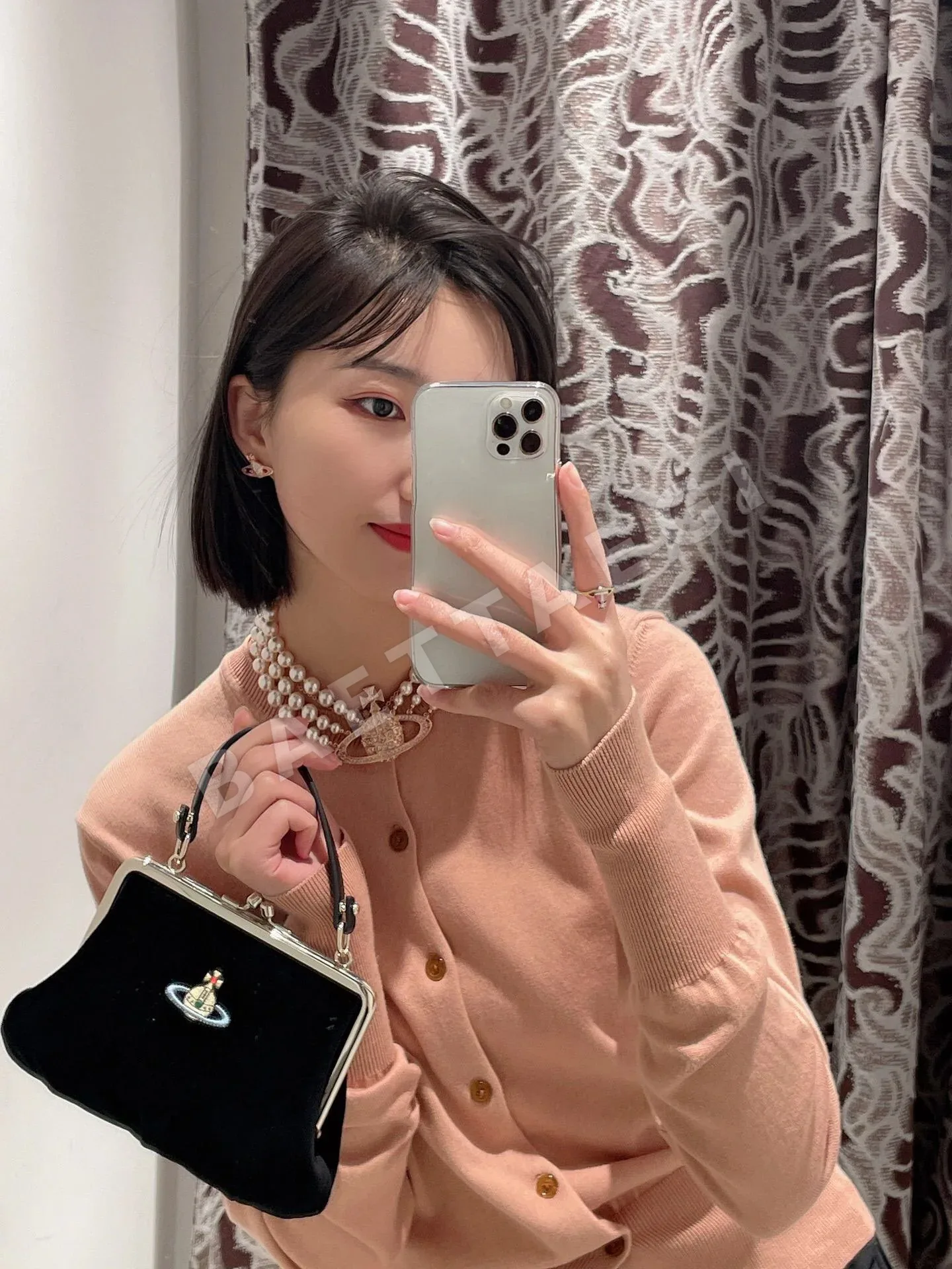 비비안웨스트우드 토성 스터드 귀걸이 상세 이미지 2