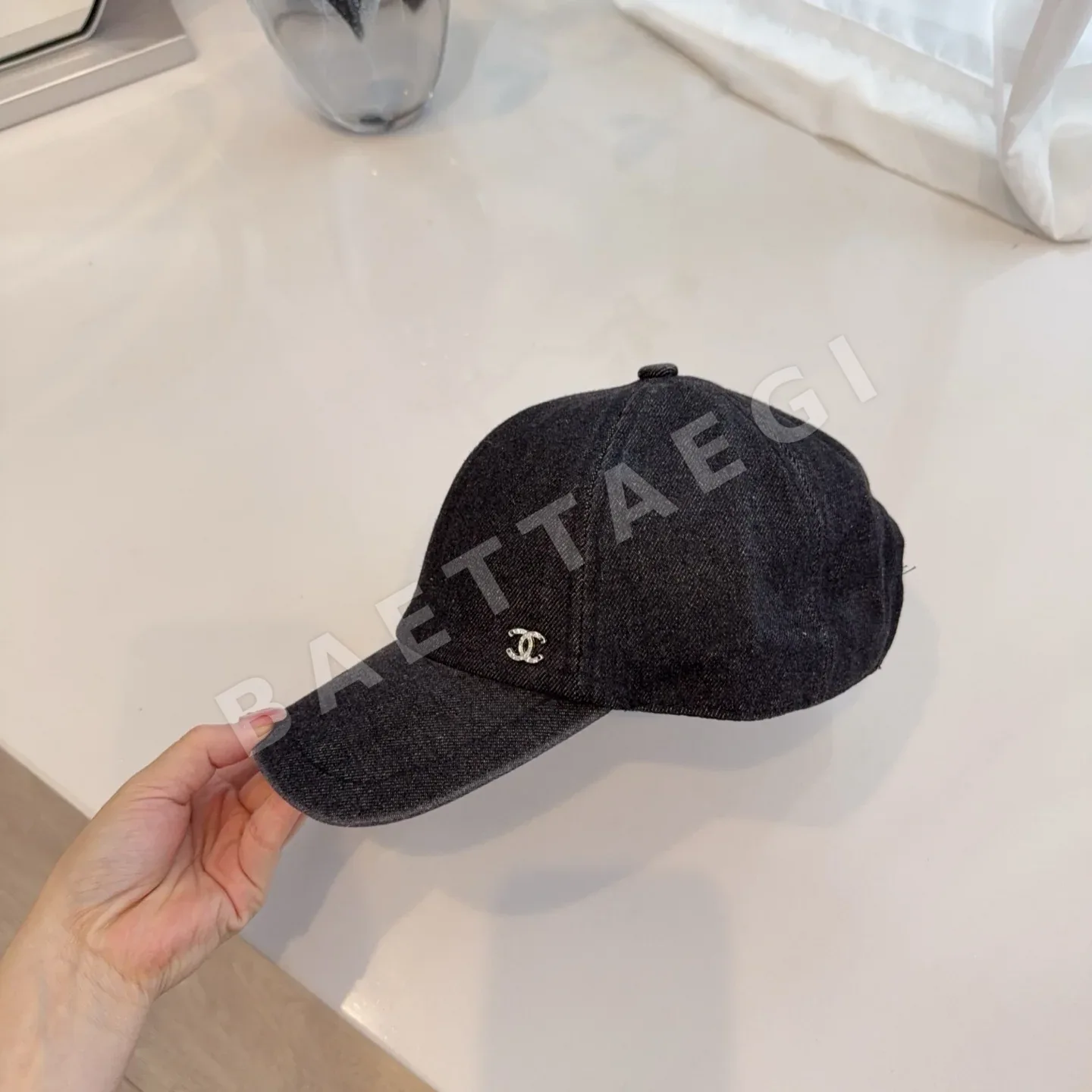 샤넬 데님 야구모자 및 버킷 햇 컬렉션 모자 상세 이미지 2