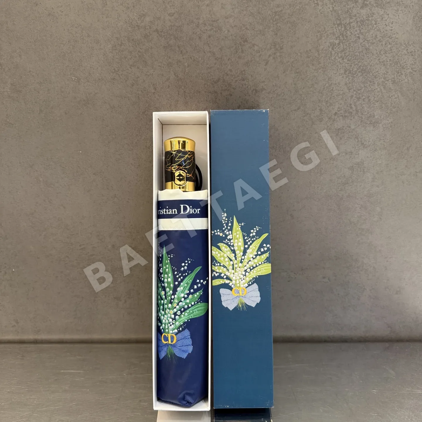 디올 3단 완전자동 자외선 차단 우산 85607