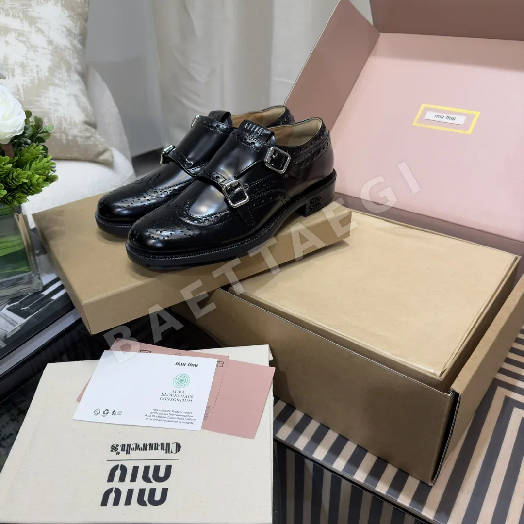 미우미우 브로그 슈즈 신발 상세 이미지 9