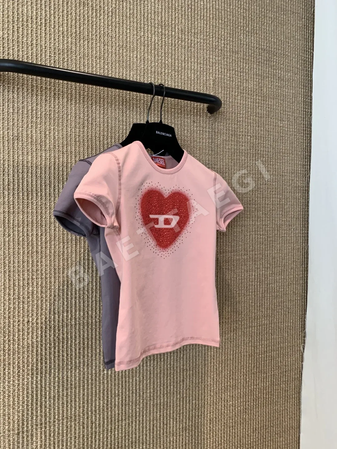 디젤 미니 슬림핏 반팔 티셔츠 상세 이미지 5