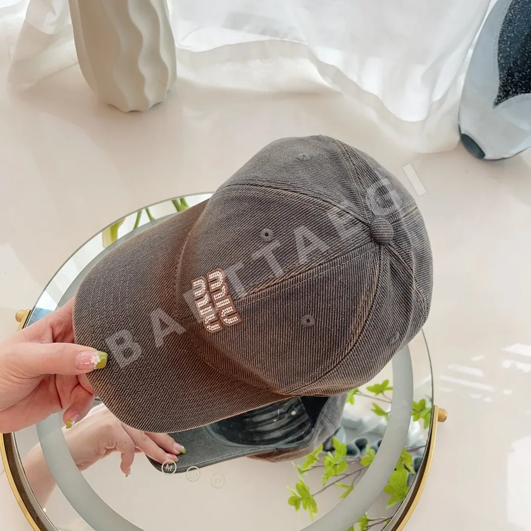 미우미우 타이다이 워시 데님 캡 상세 이미지 6