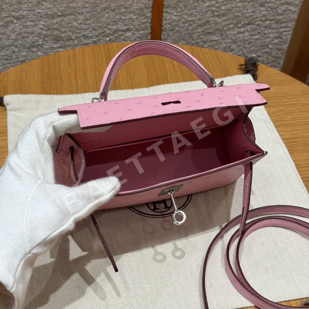 에르메스 켈리 미니 오스트리치 가방 상세 이미지 6