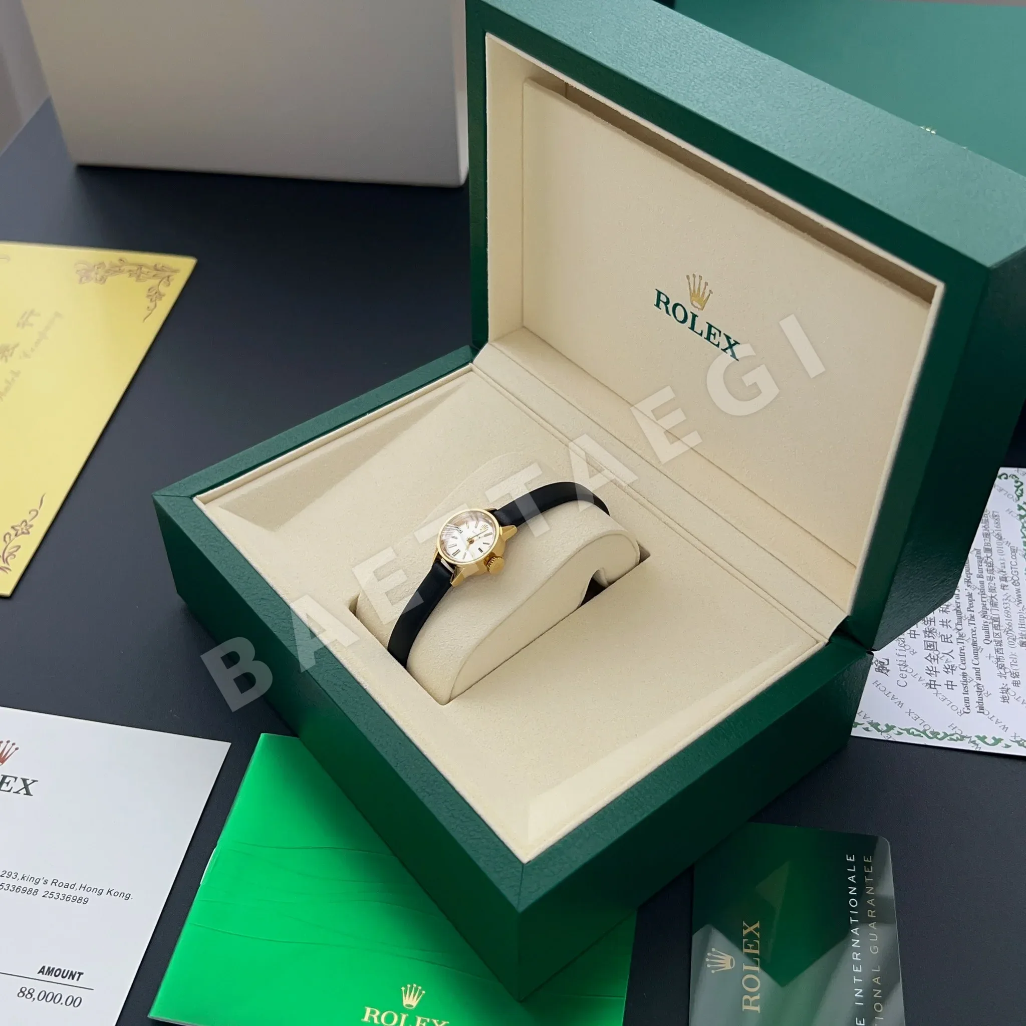 롤렉스 프레시전 미니 골드 손목시계 상세 이미지 2