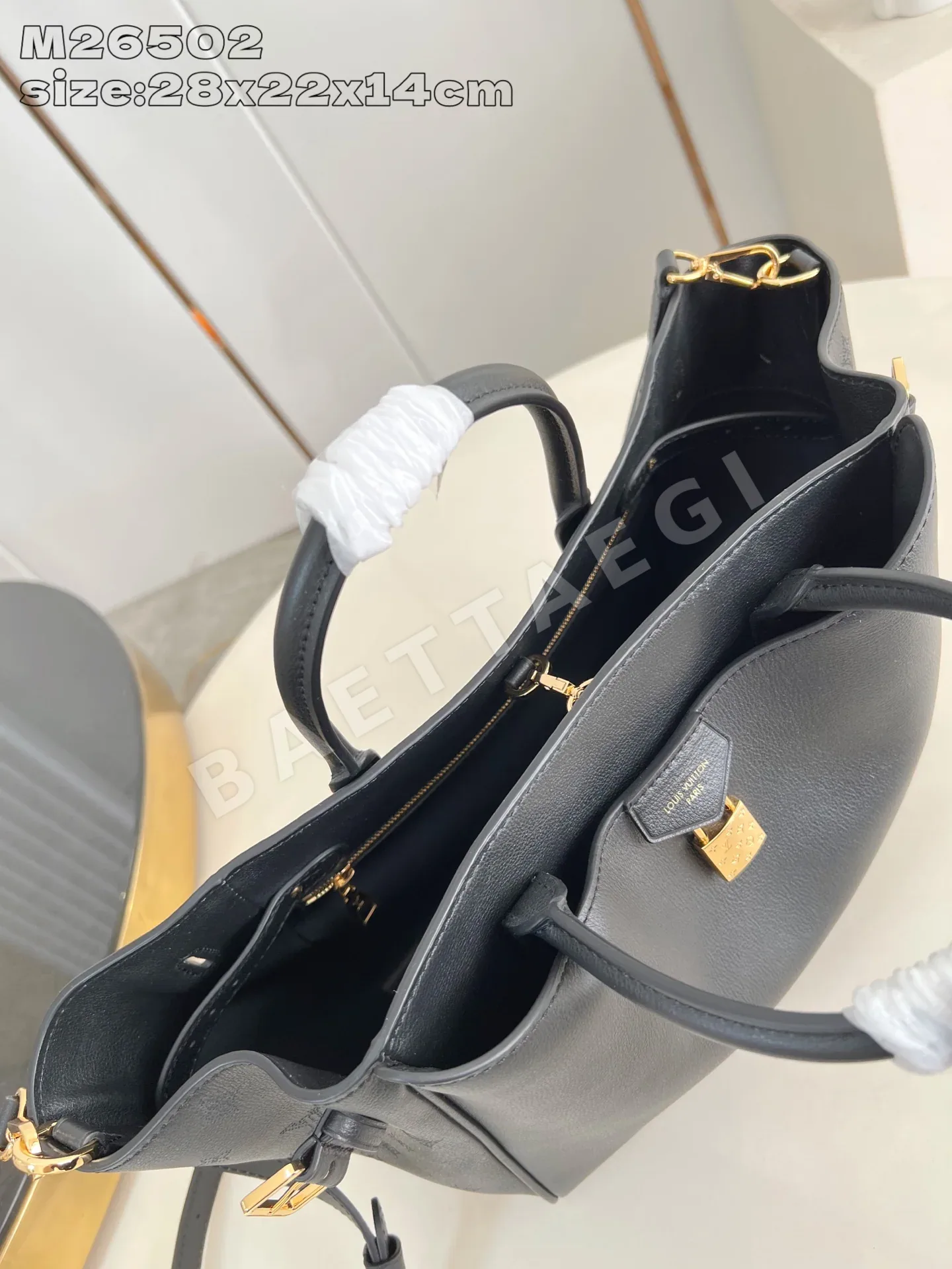 루이비통 Vendôme PM 토트백 M26502 블랙 상세 이미지 6