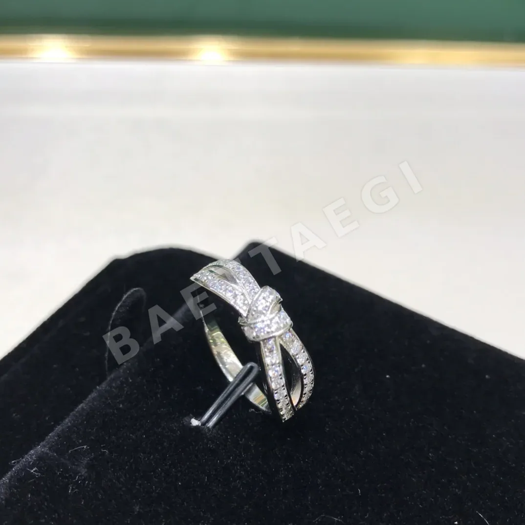 쇼메 크로스 큐빅 반지 상세 이미지 7