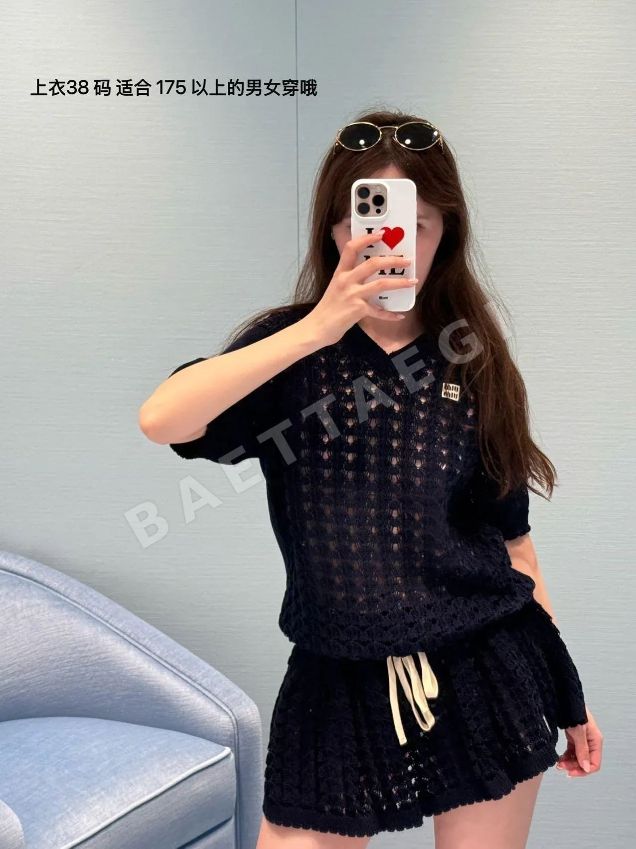 미우미우 여성 반팔 상세 이미지 4