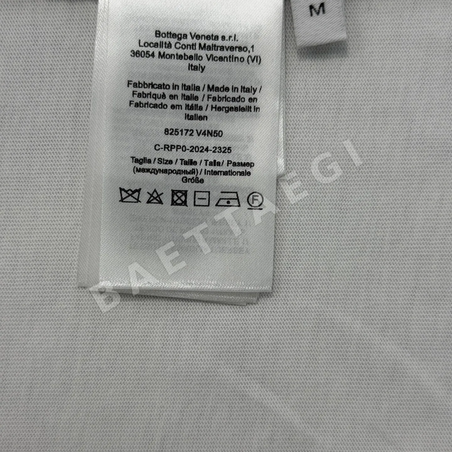 보테가베네타 남성 면 자수 반팔 폴로셔츠 상세 이미지 9