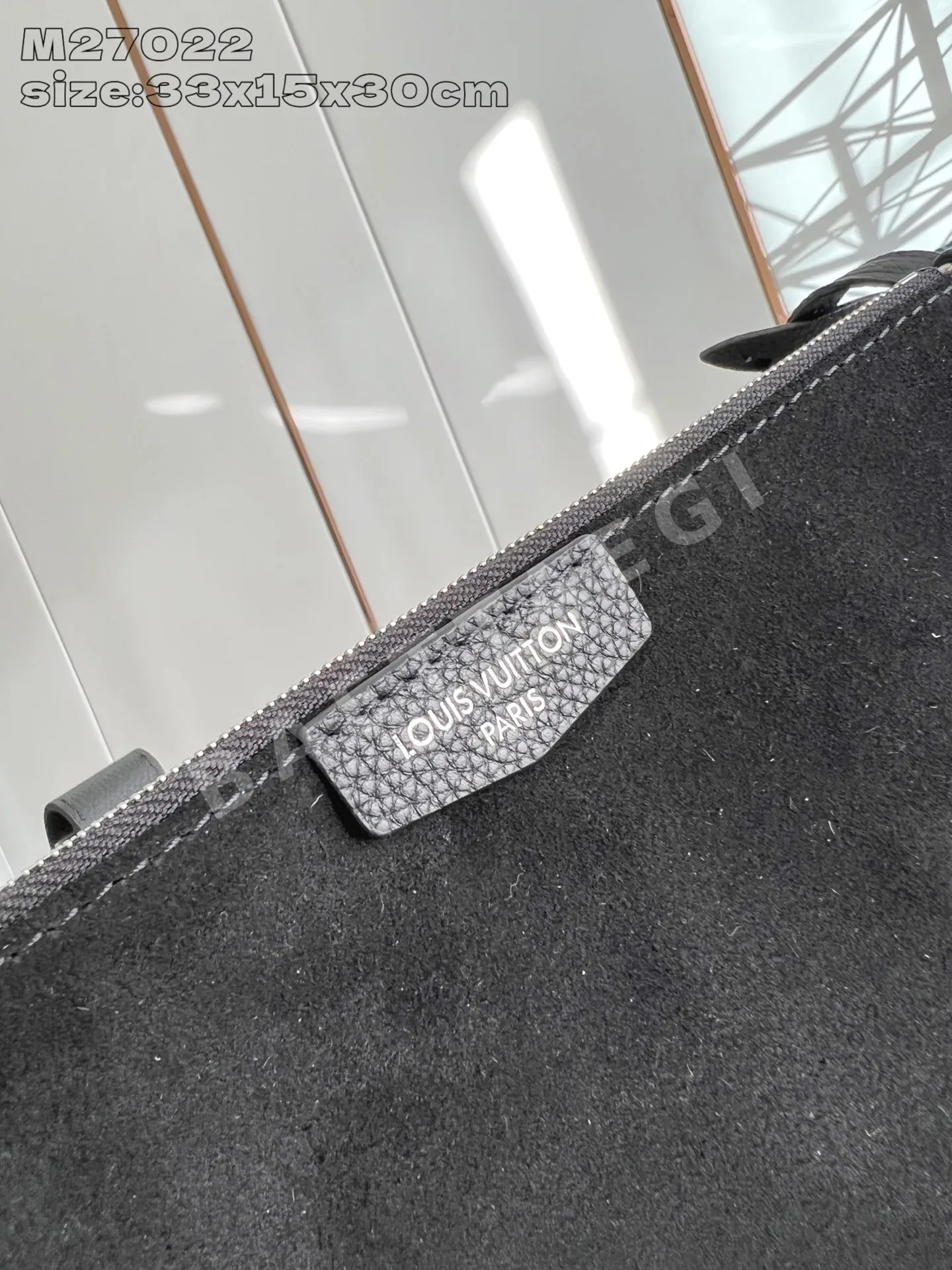 루이비통 베르소 호보 블랙 카프스킨 핸드백 M27022 상세 이미지 12