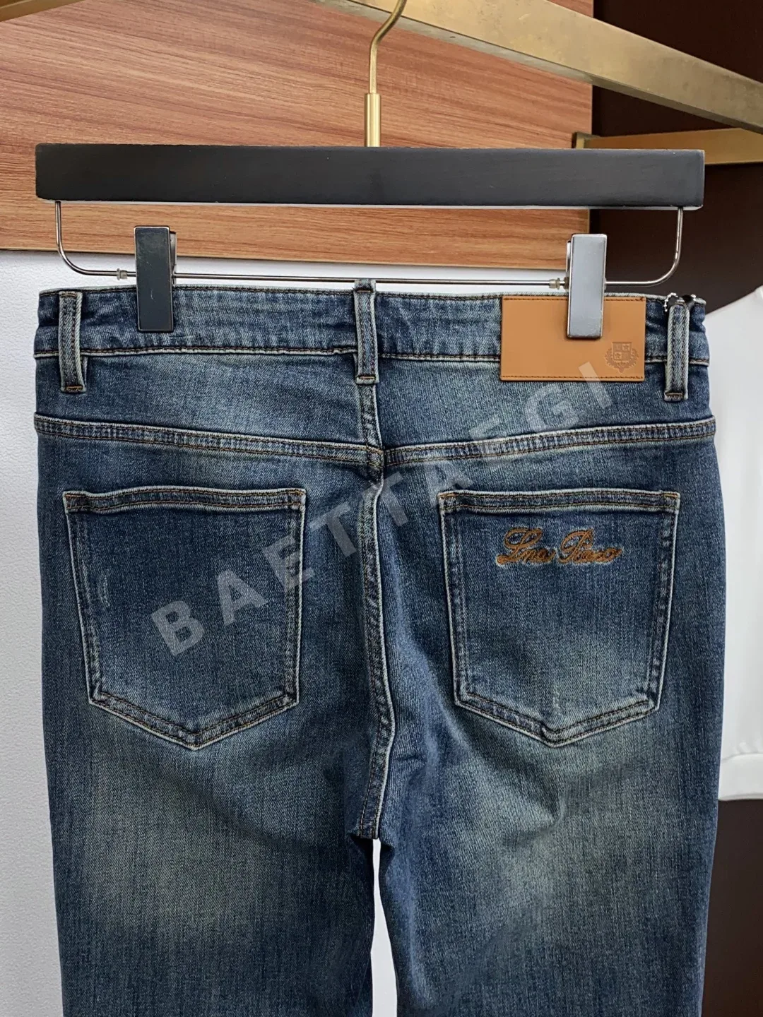 로로피아나 슬림핏 남성 바지 상세 이미지 9