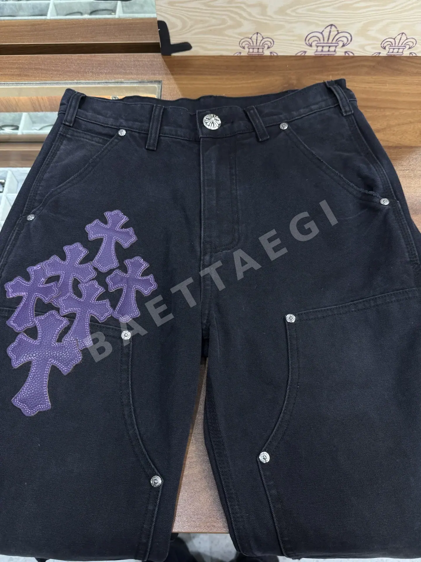 크롬하츠 남성 바지 163181 Chrome Hearts Pants 상세 이미지 2