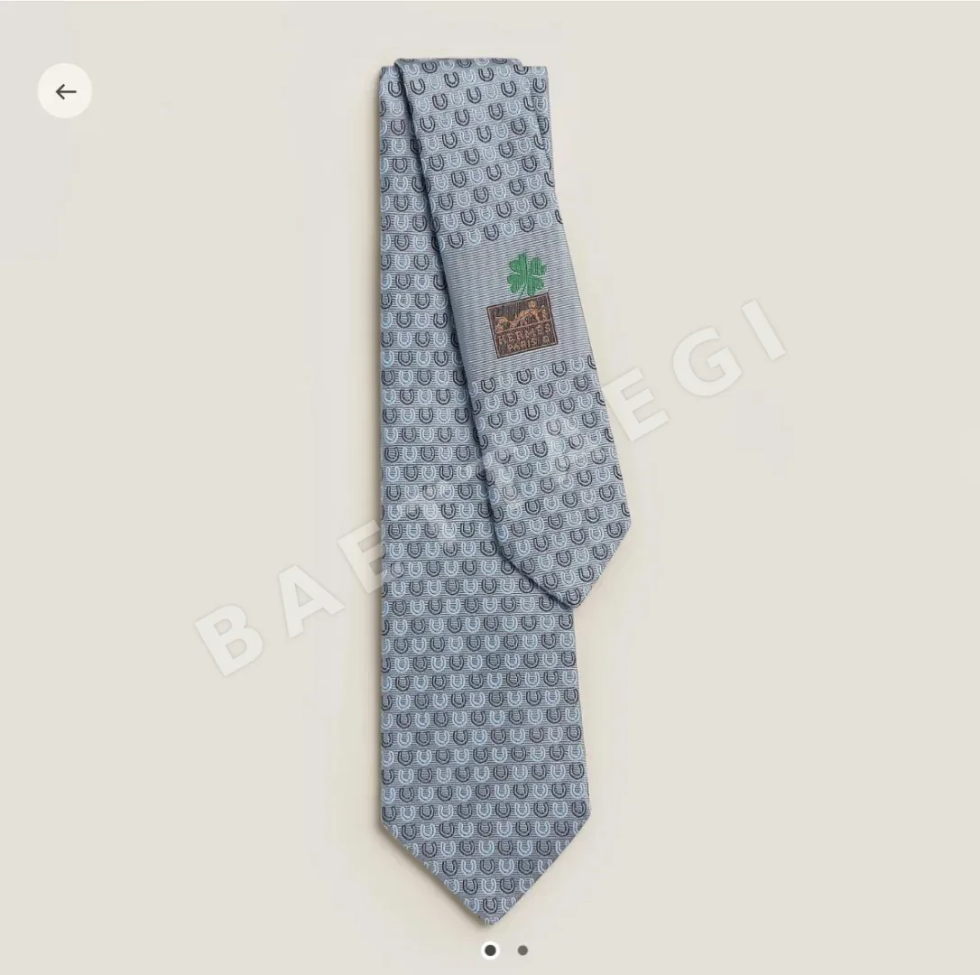 에르메스 굿럭 실크 넥타이 112368