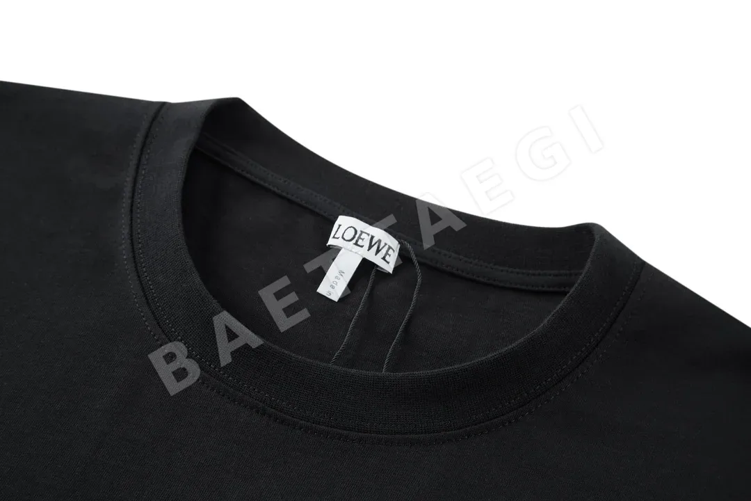 로에베 클래식 자수 반팔 티셔츠 상세 이미지 3