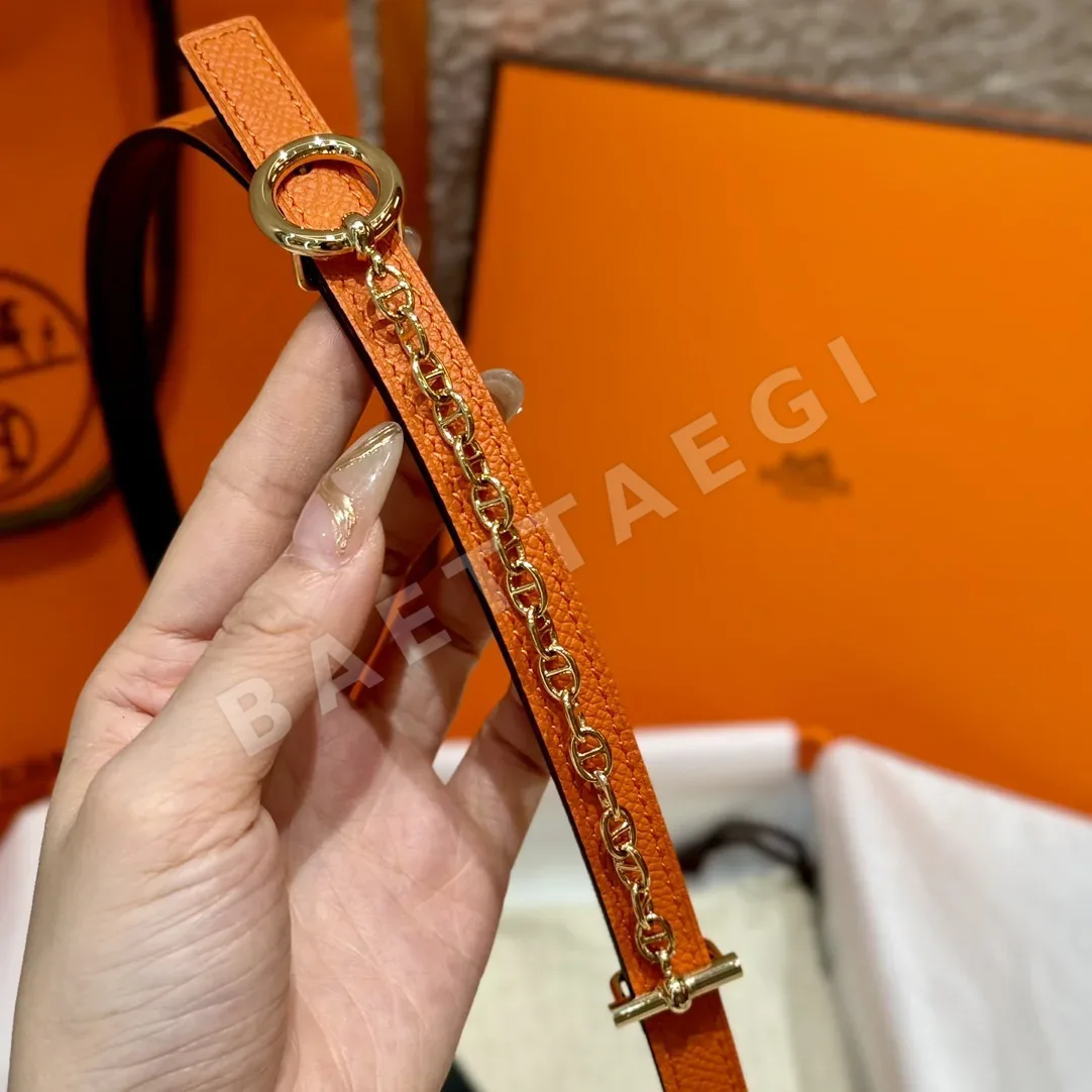 에르메스 팔라듐 도금 메탈 잠금장치 벨트 상세 이미지 6