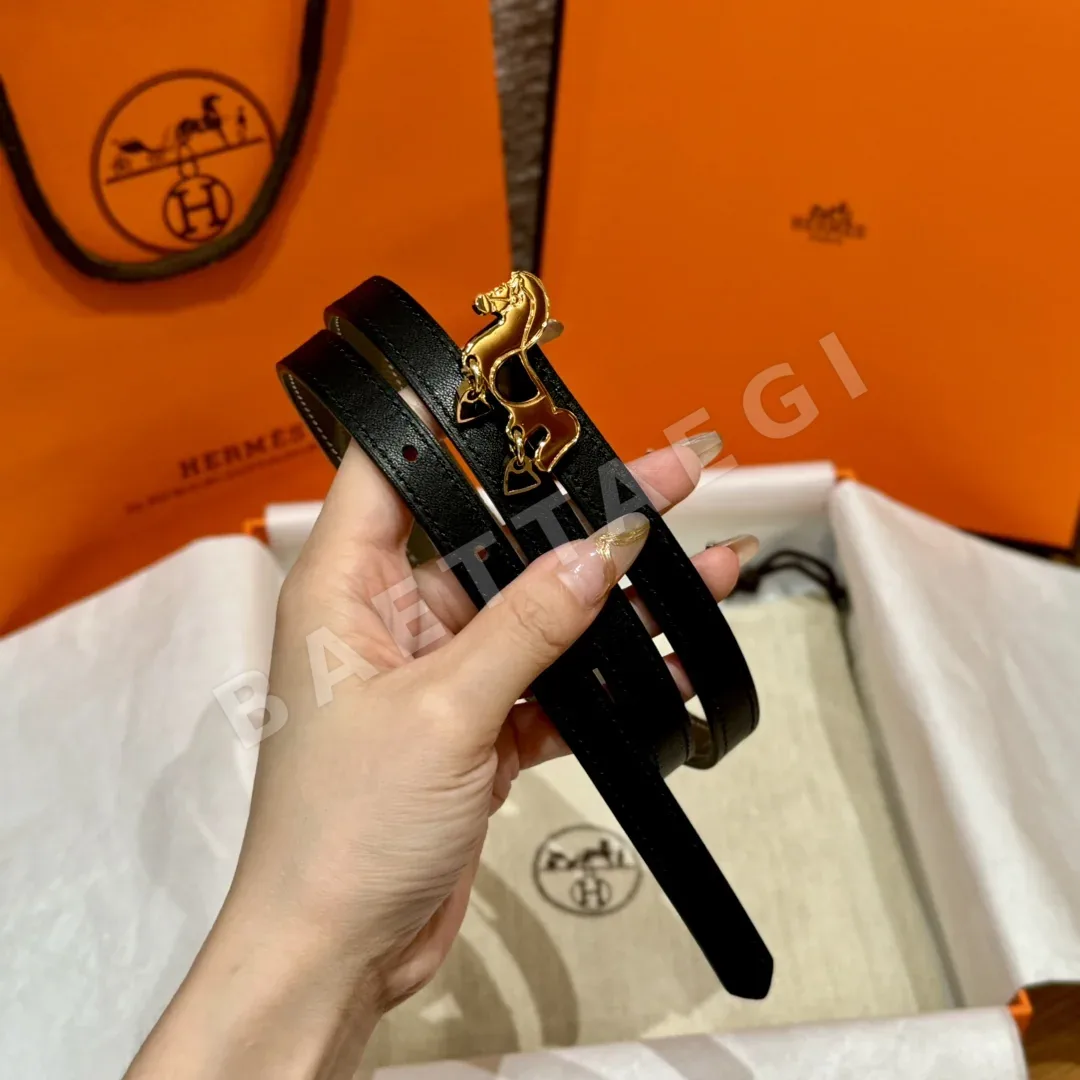 에르메스 포니 버클 가죽 벨트 175250