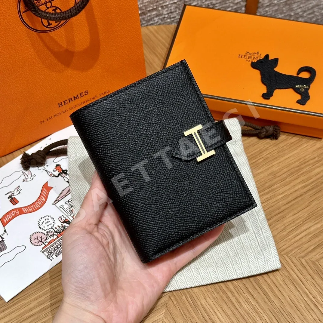 에르메스 베안 카드홀더 미니 앱송 가죽 지갑 154827