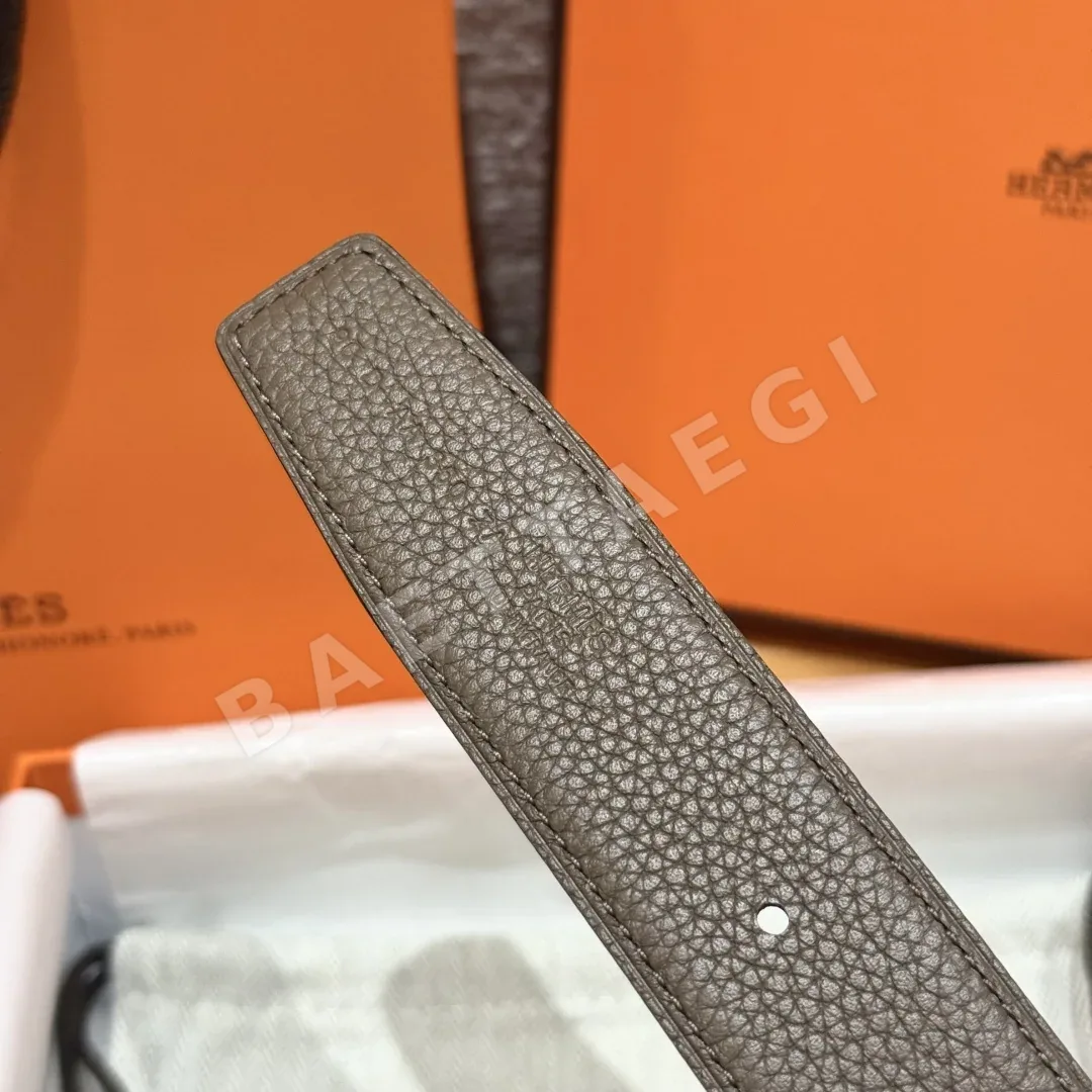 에르메스 히소 리버시블 앱송 가죽 벨트 상세 이미지 7