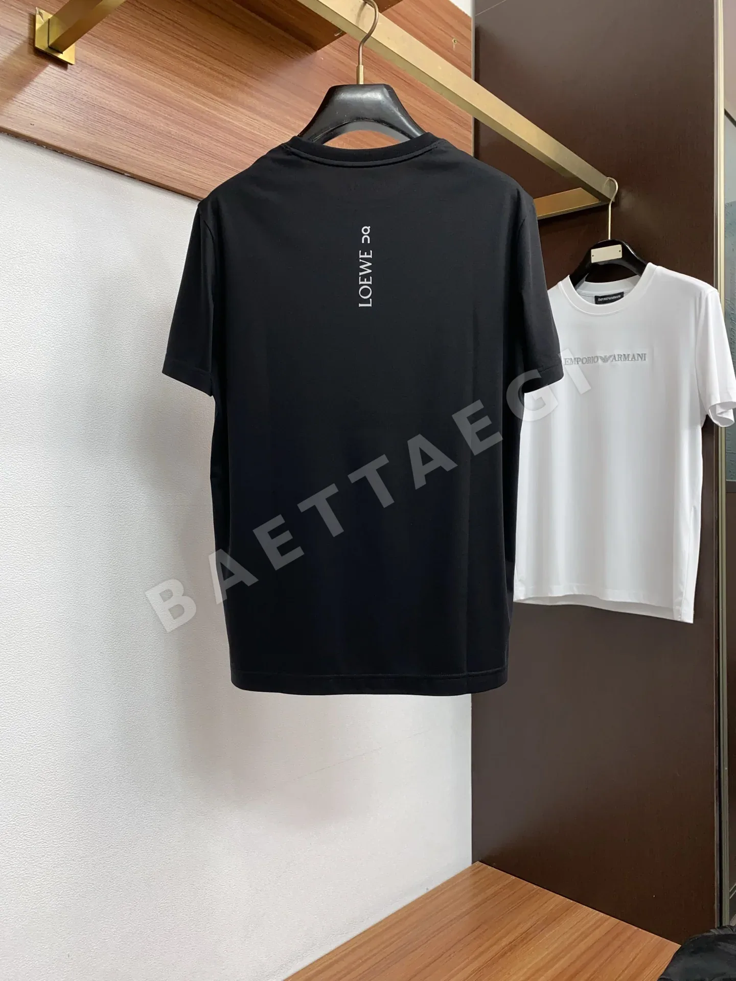 로에베 머서라이즈드 코튼 남성 반팔 티셔츠 상세 이미지 10