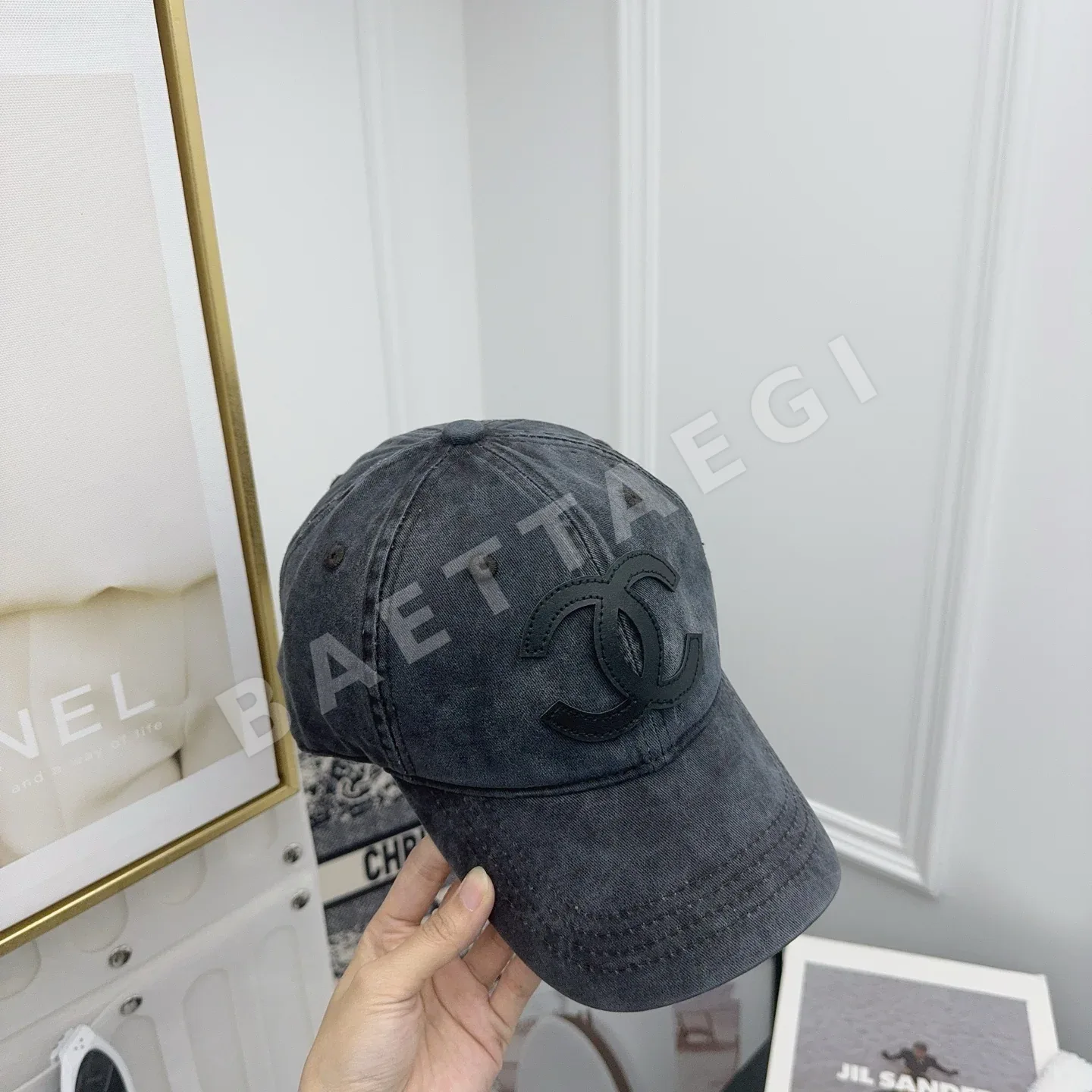 샤넬 레트로 가을겨울 컬러 모자 상세 이미지 2
