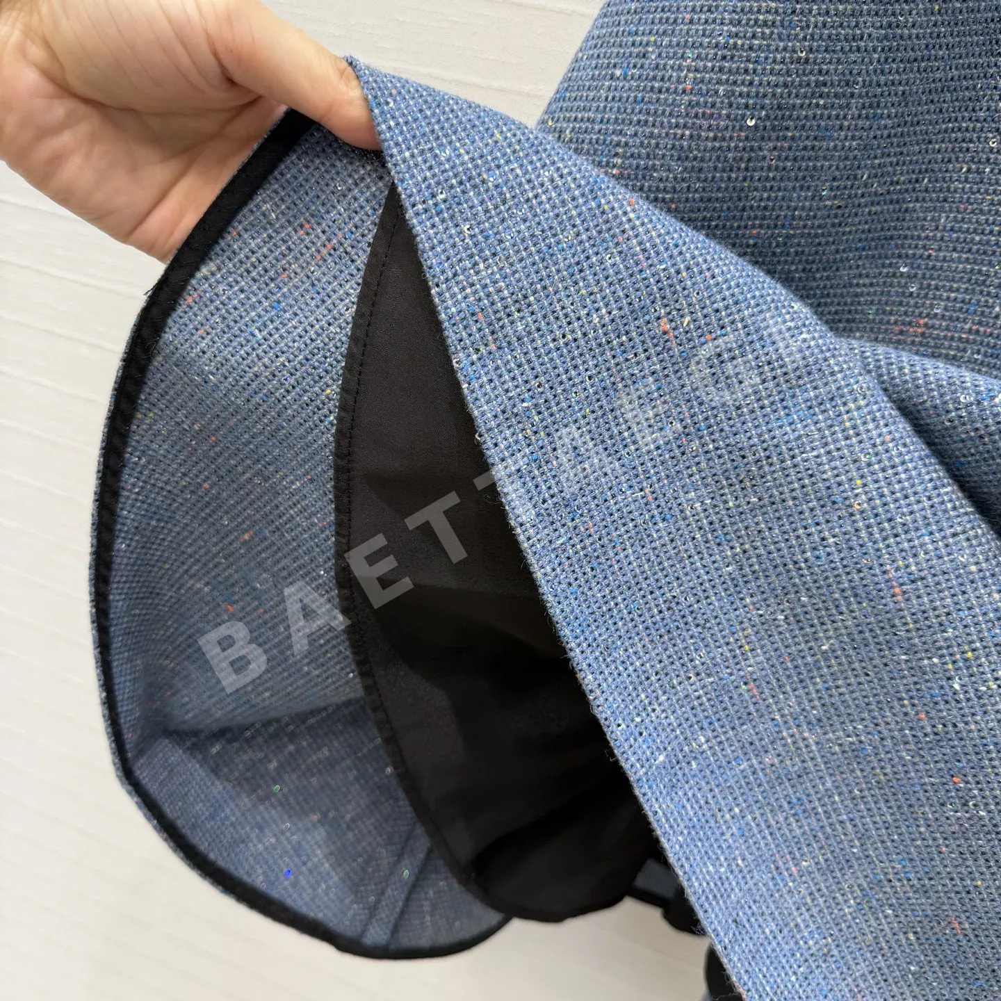 디올 블루 도트 롱 스커트 상세 이미지 8