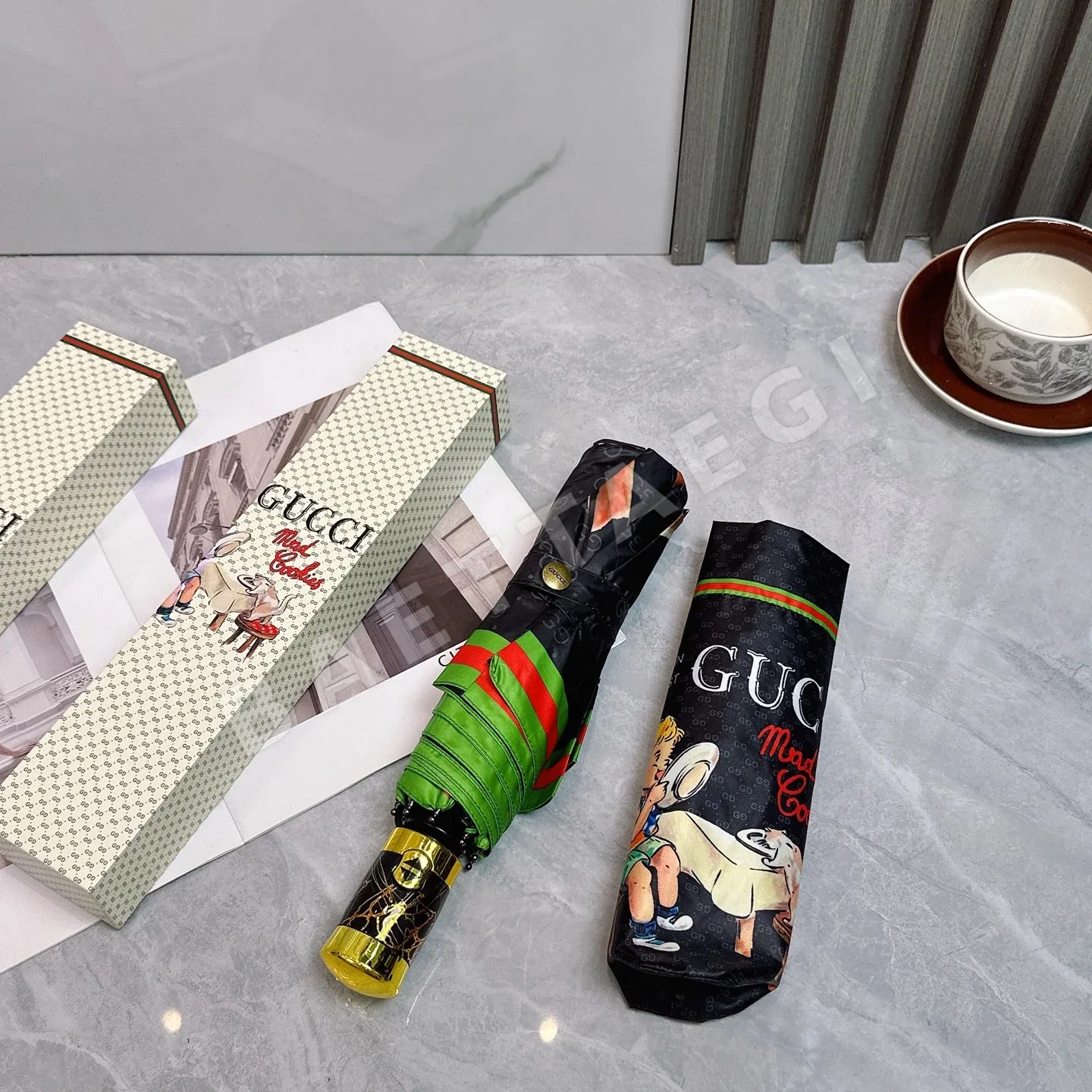 구찌 전자동 접이식 우산 상세 이미지 6