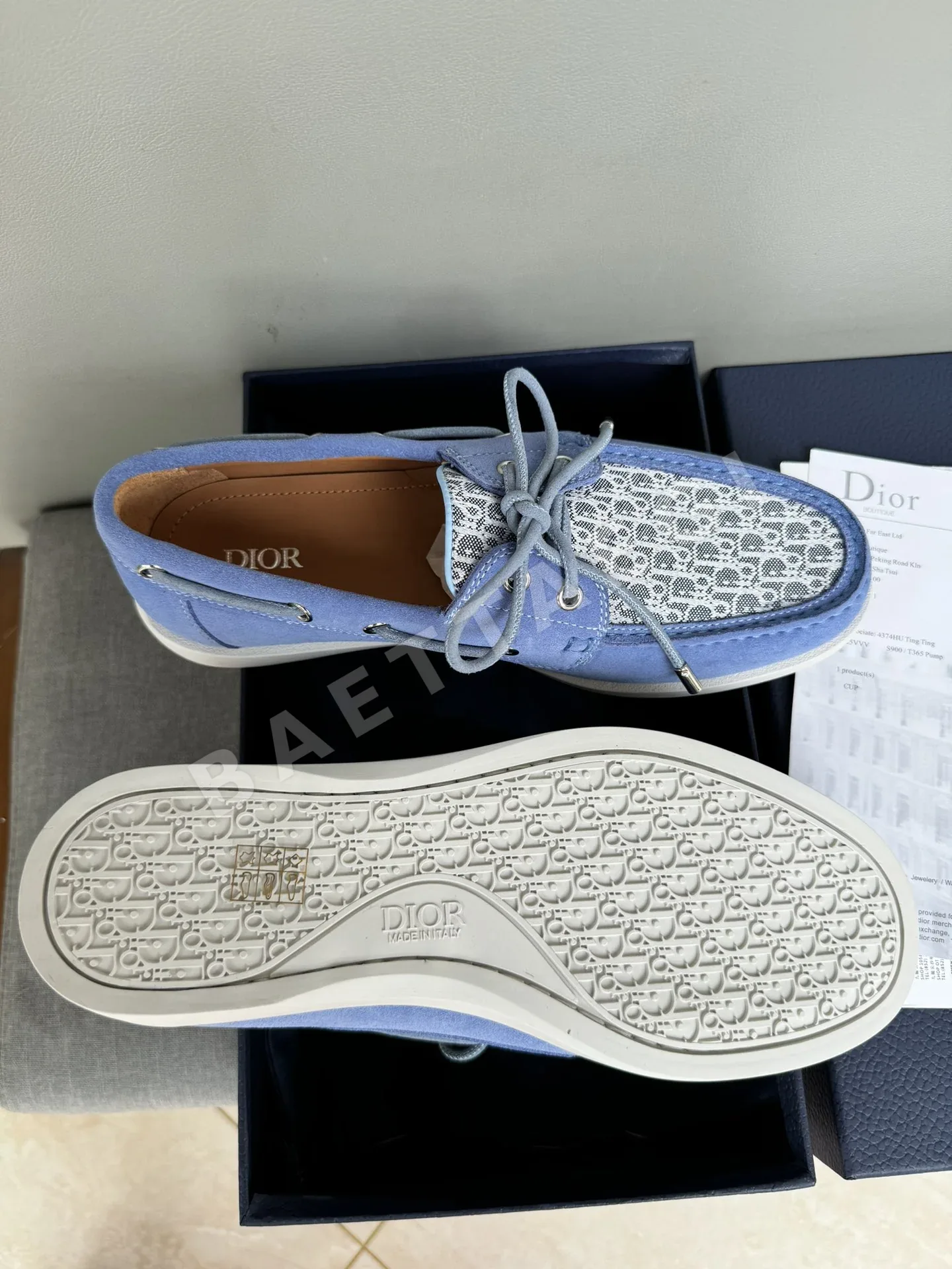 디올 로퍼 블랙 가죽 수제 마감 상세 이미지 9