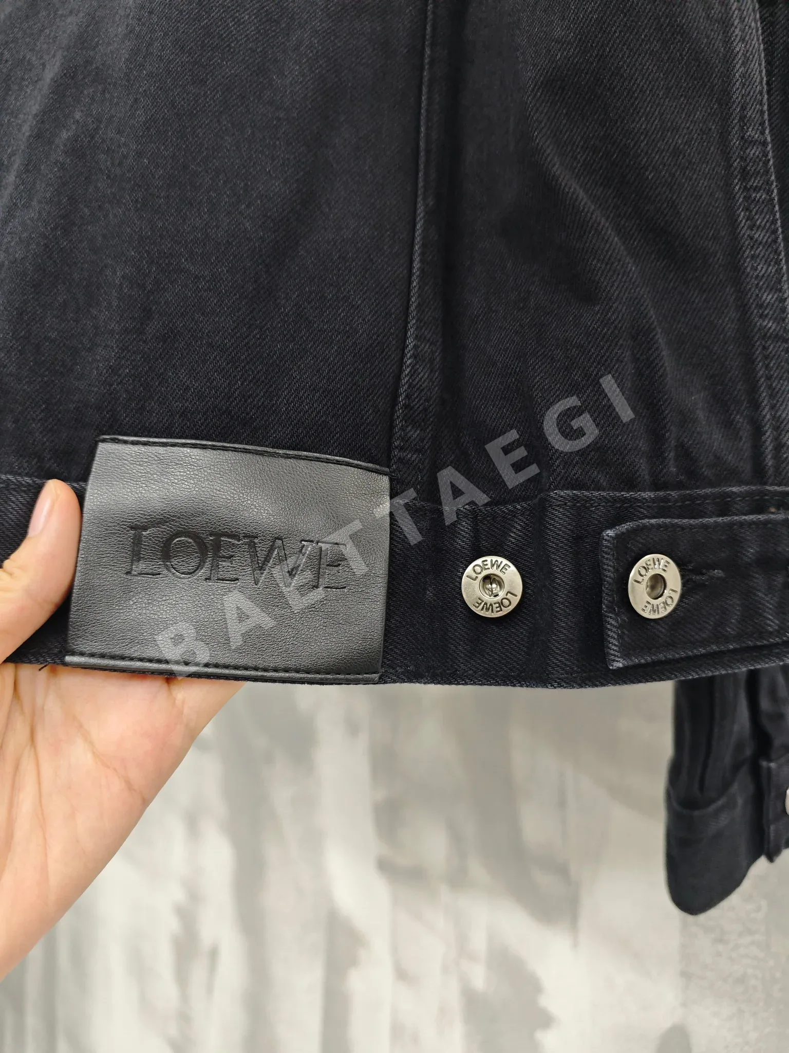 로에베 자수 데님 남성 자켓 상세 이미지 6
