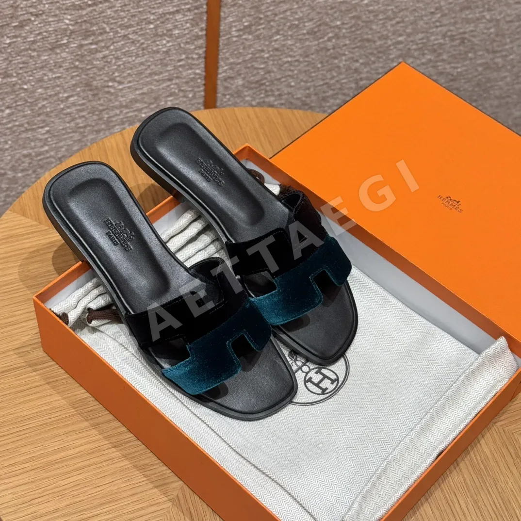 에르메스 오란 스웨이드 슬리퍼 8496 상세 이미지 8