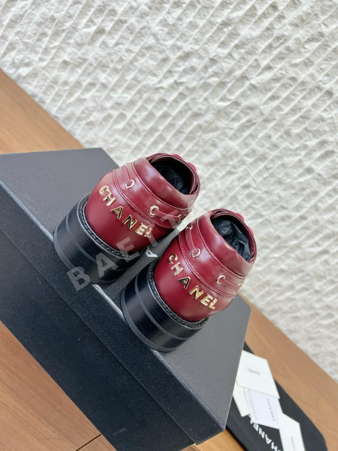 샤넬 레이스업 플랫폼 로퍼 상세 이미지 6