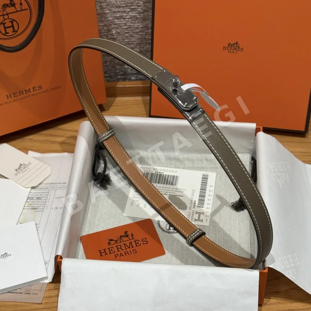 에르메스 켈리 버클 에스쁨 가죽 벨트 상세 이미지 4