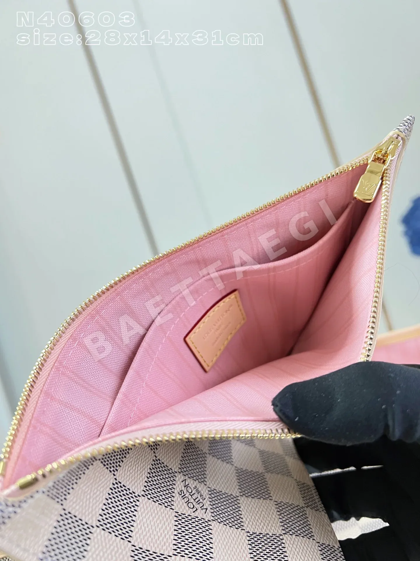 루이비통 네버풀 미디엄 다미에 토트백 N40603 상세 이미지 16