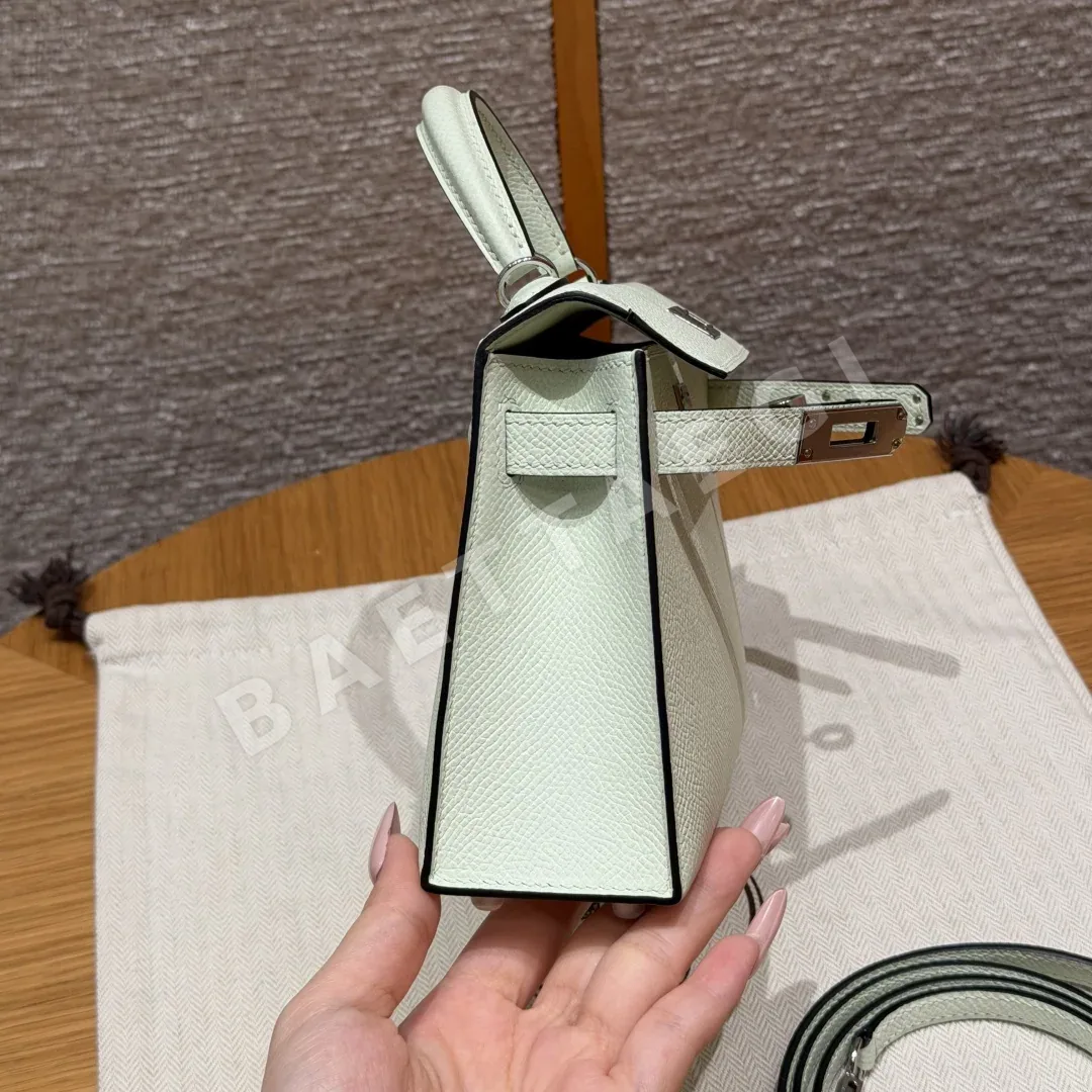에르메스 켈리 미니 2 버블 그린 가방 상세 이미지 2
