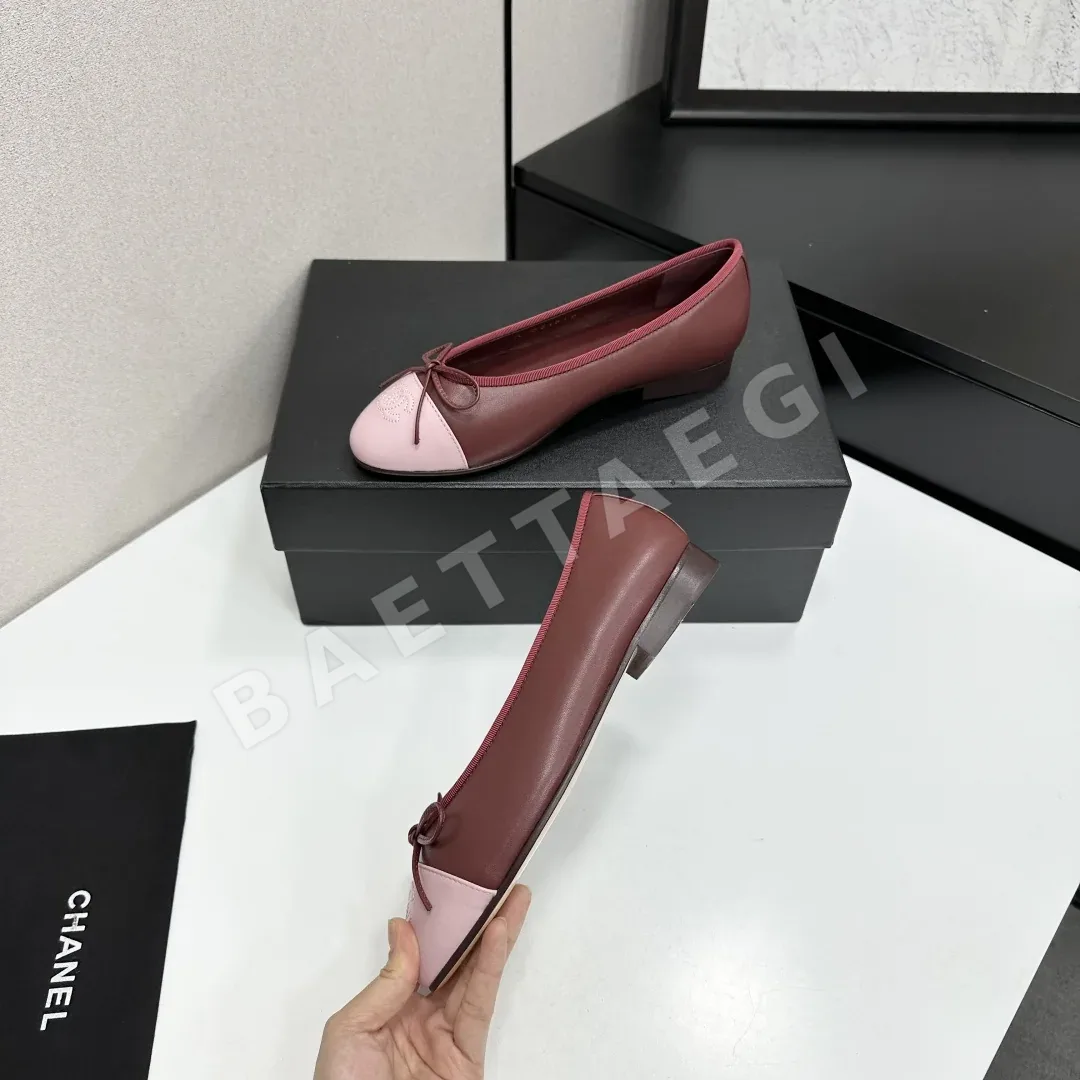 샤넬 투톤 오픈토 슬링백 샌들 상세 이미지 3